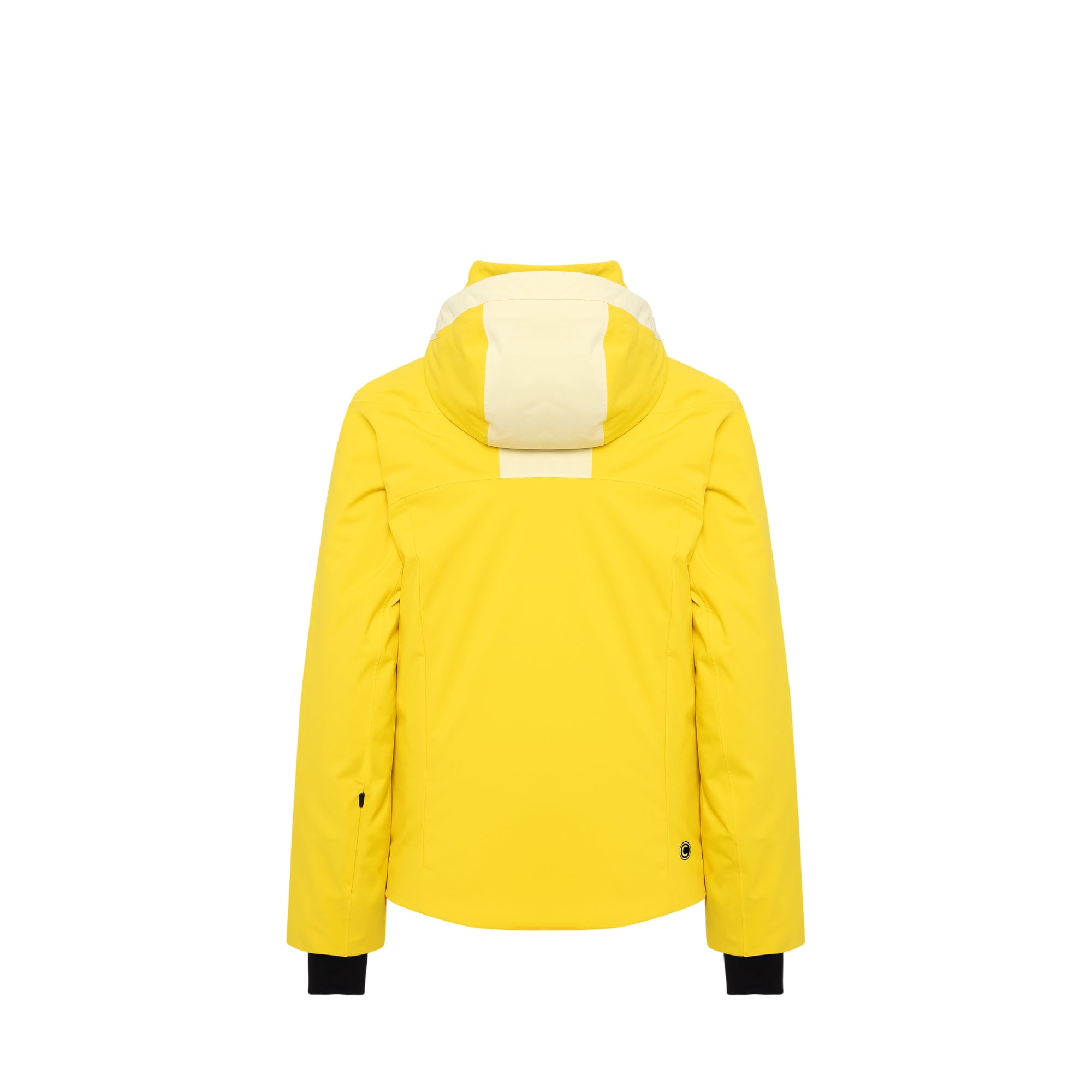 Giacca sci da Donna giallo con cappuccio rimovibile retro