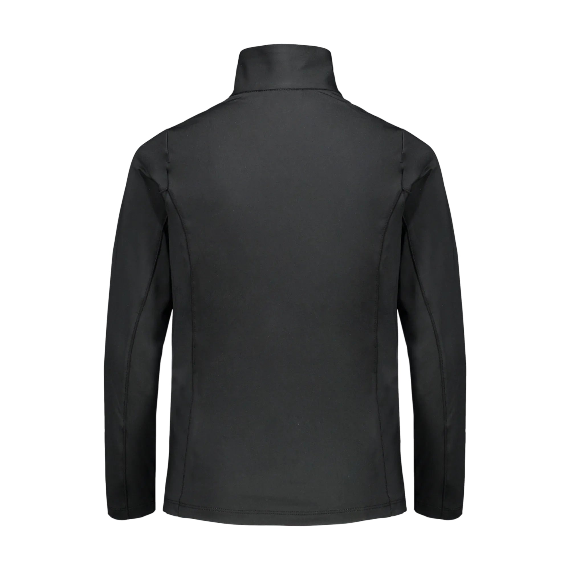 Pile Bambino con mezza zip Softech Nero retro