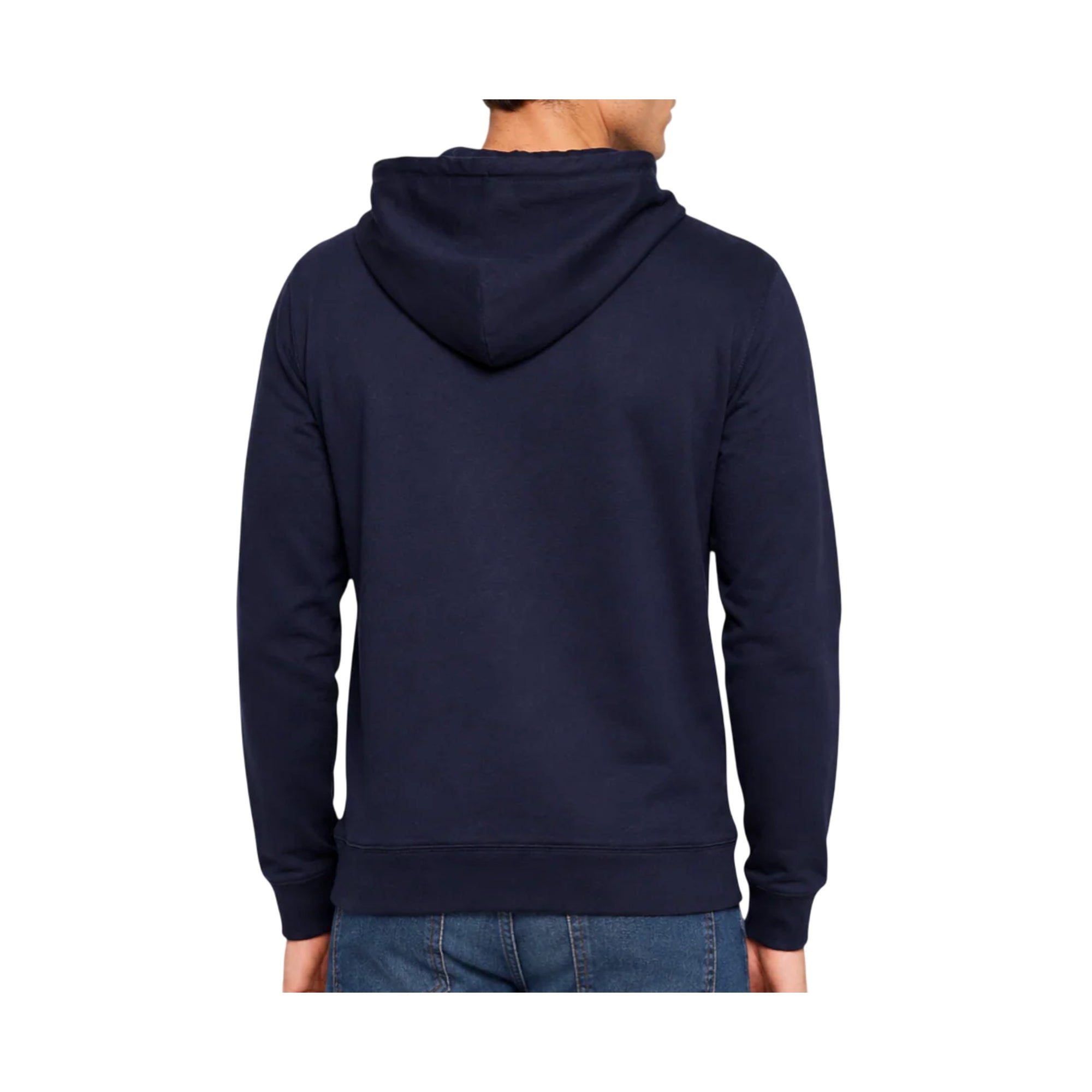Felpa Uomo con linee essenziali e cappuccio con coulisse