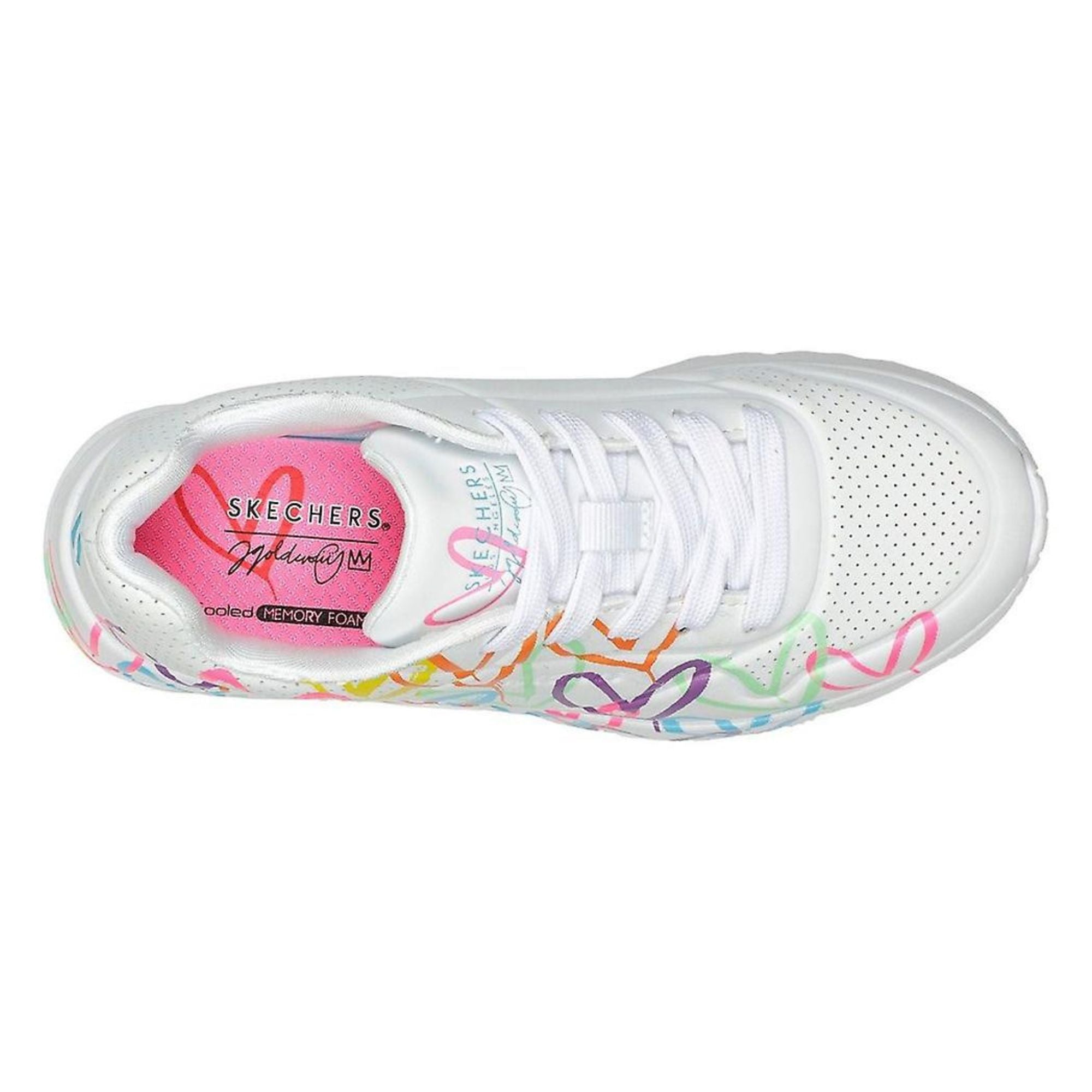 SKECHERS Sneakers Bambine Stampa a cuori