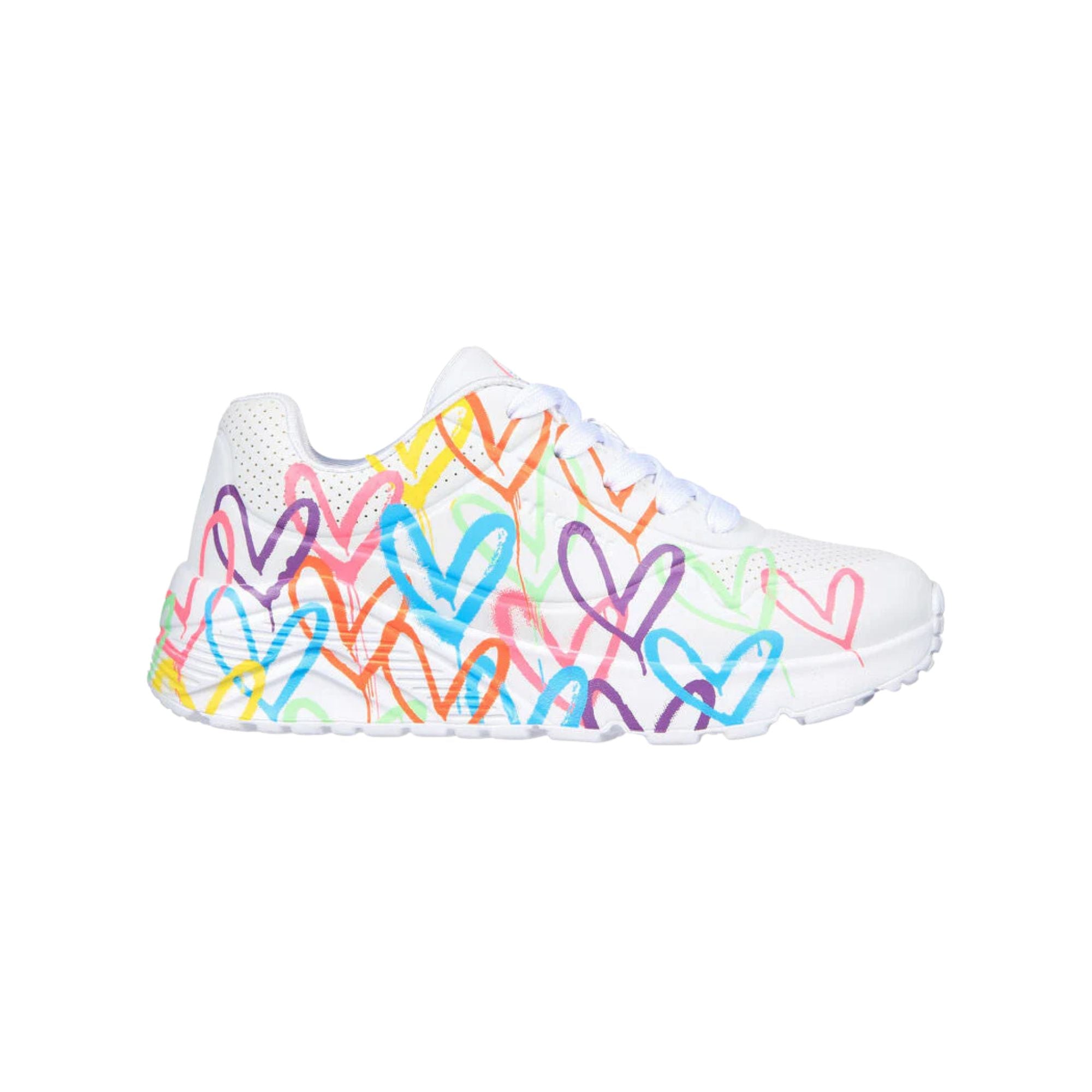 SKECHERS Sneakers Ragazze Stampa a cuori