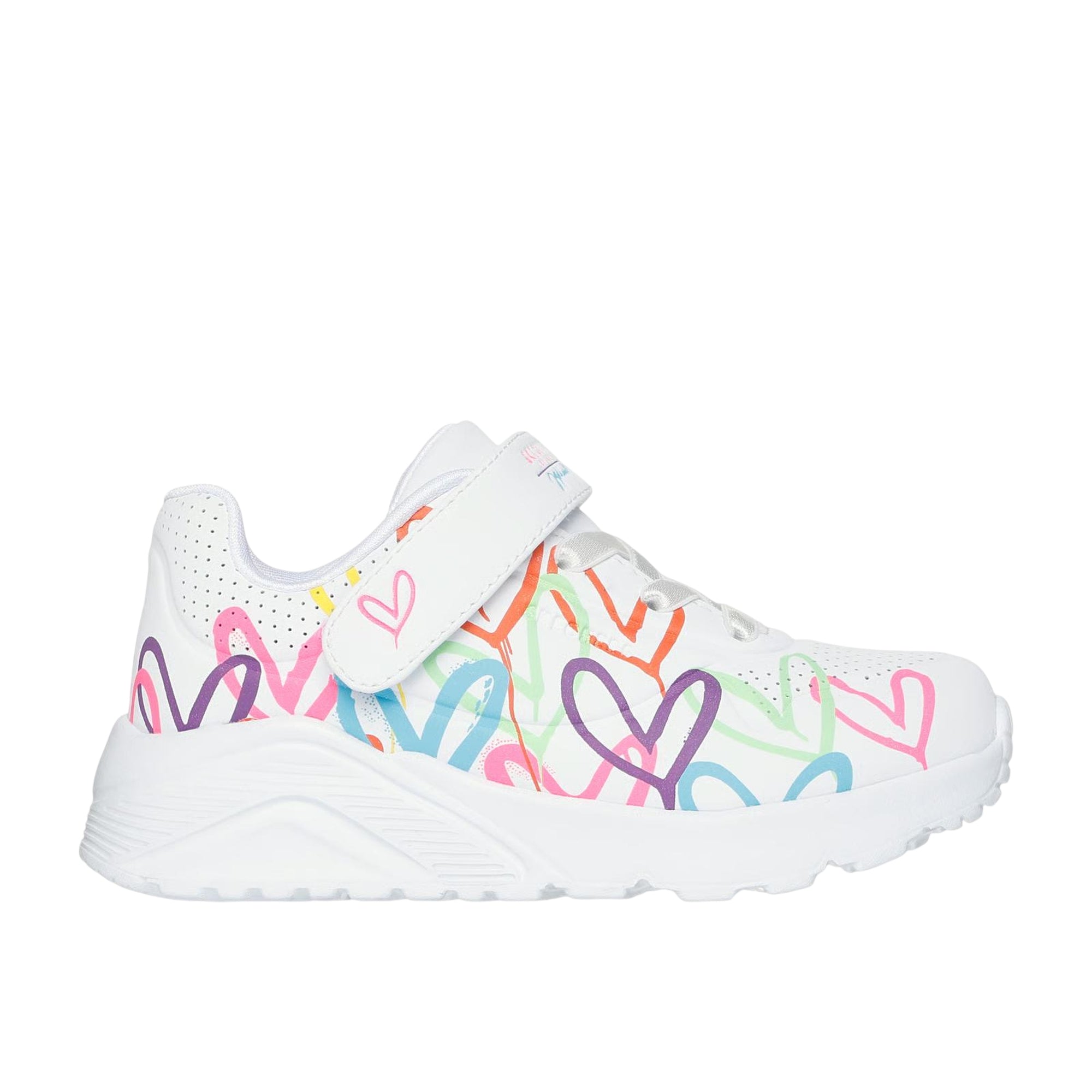 Sneakers Bambina con fantasia a cuori