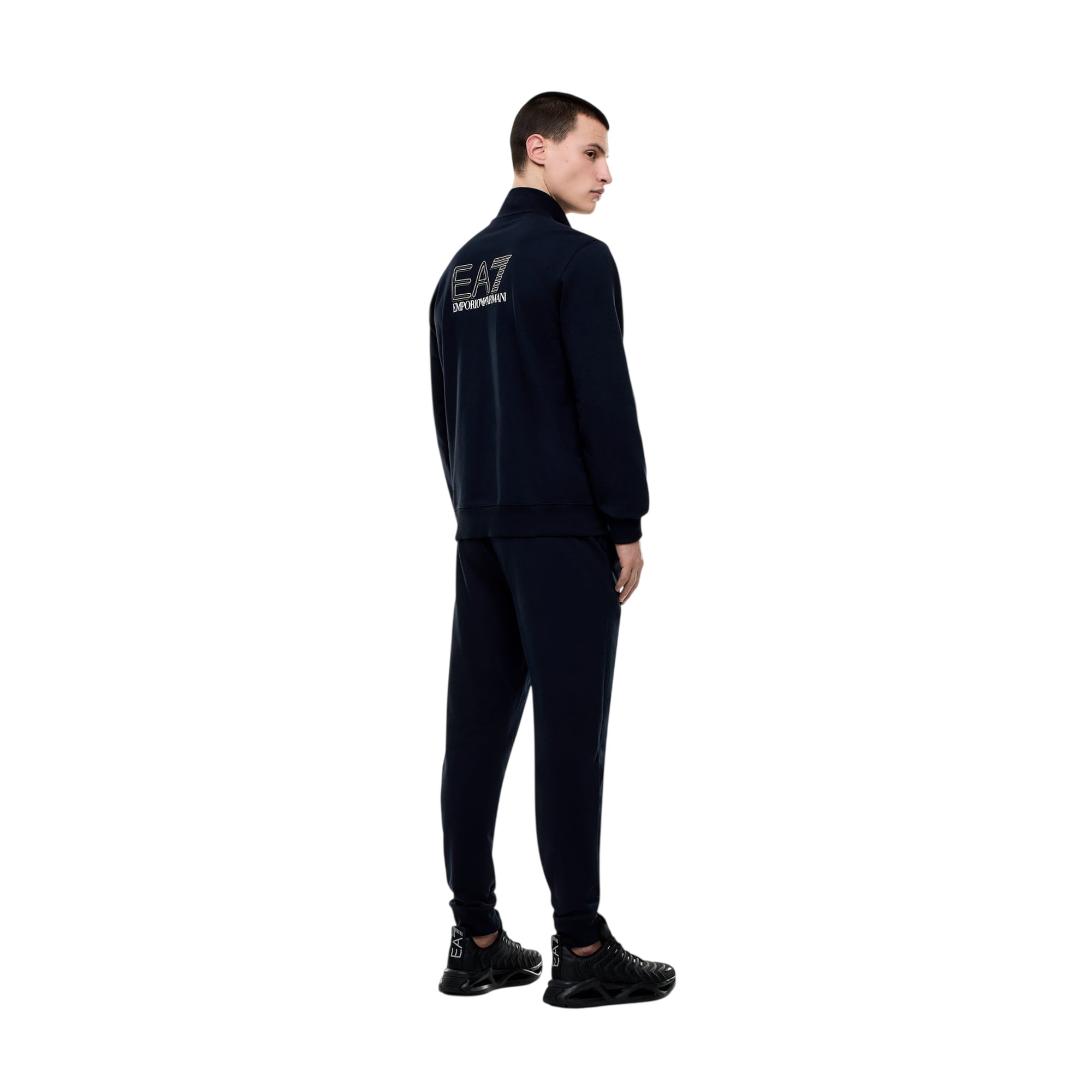 Tuta Uomo Blu con maxi logo sulla schiena