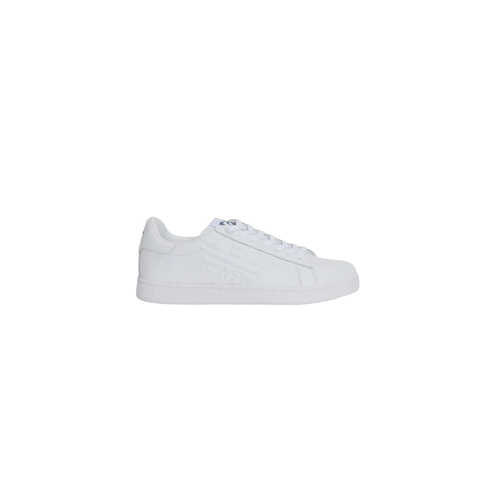 Sneakers Uomo Bianca, con maxi logo in rilievo