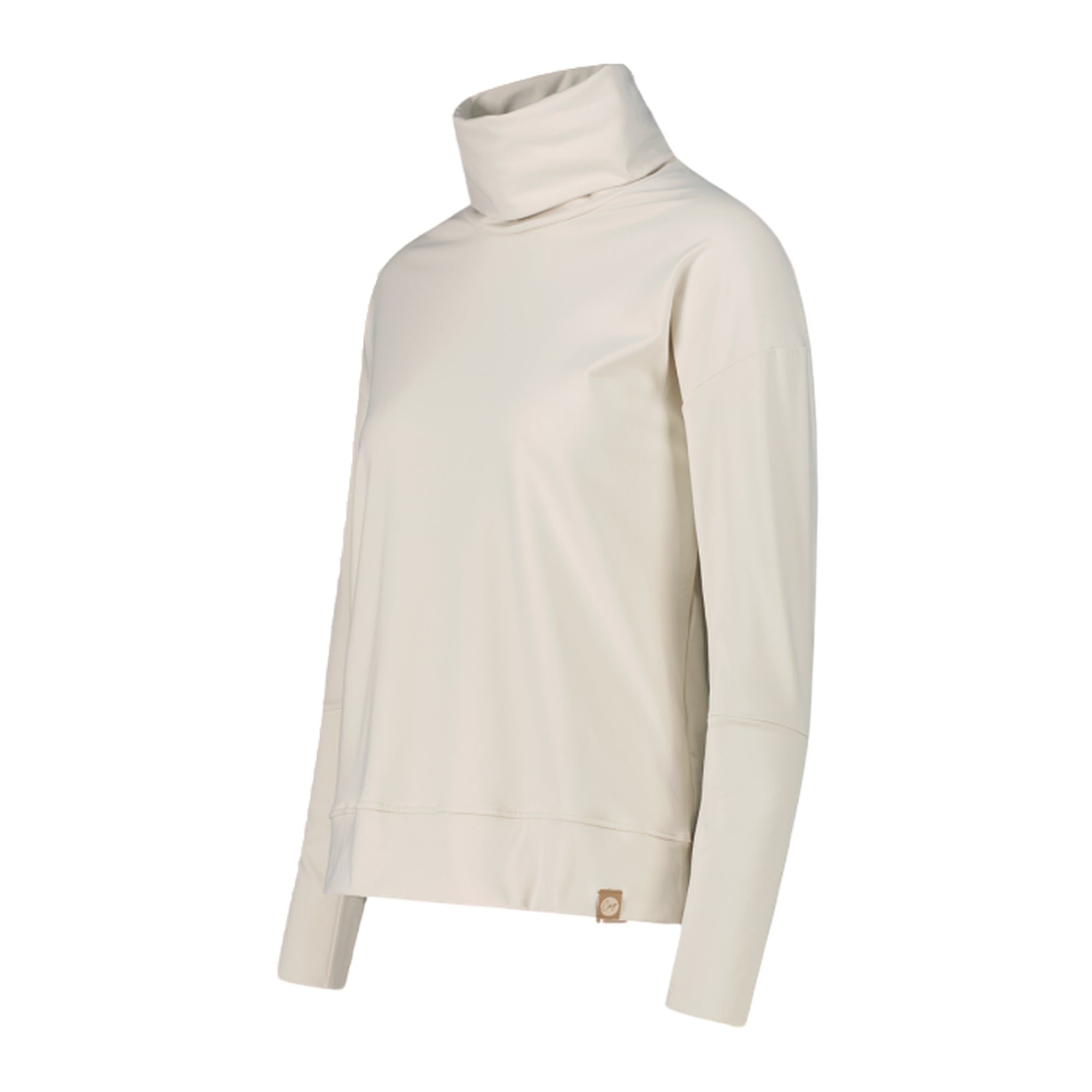 Maglia Donna Bianca, con collo alto e tecnologia Dry Function