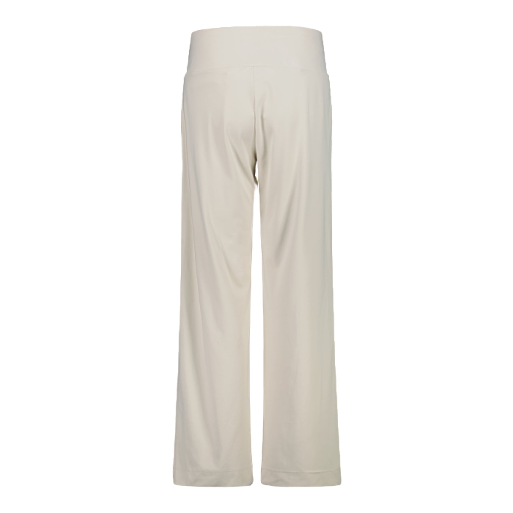 Pantalone Donna Bianco, con zip laterale e tasche a filo