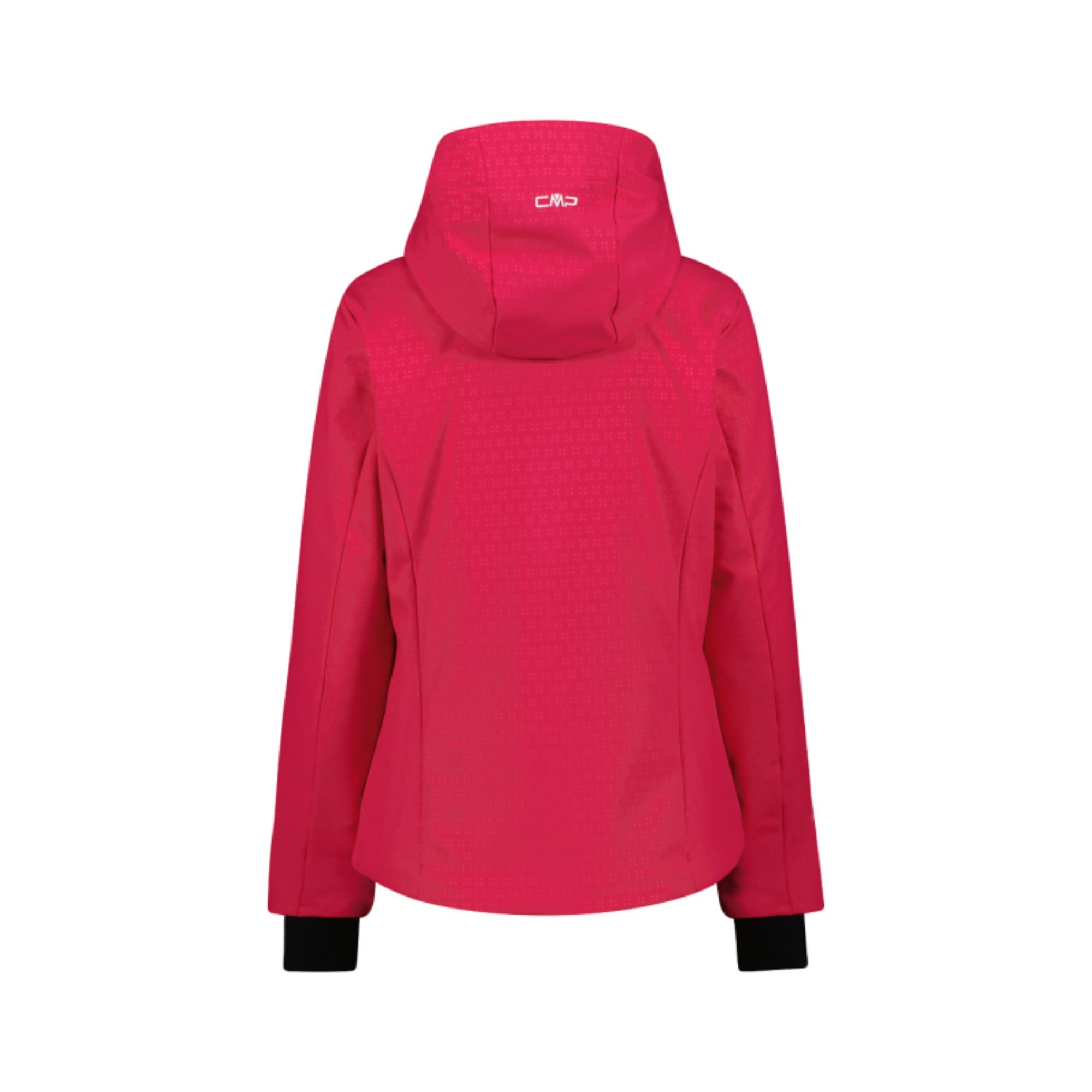 CMP Giacca Sci Donna Zip Hood Cappuccio Eco Pelliccia Rosa