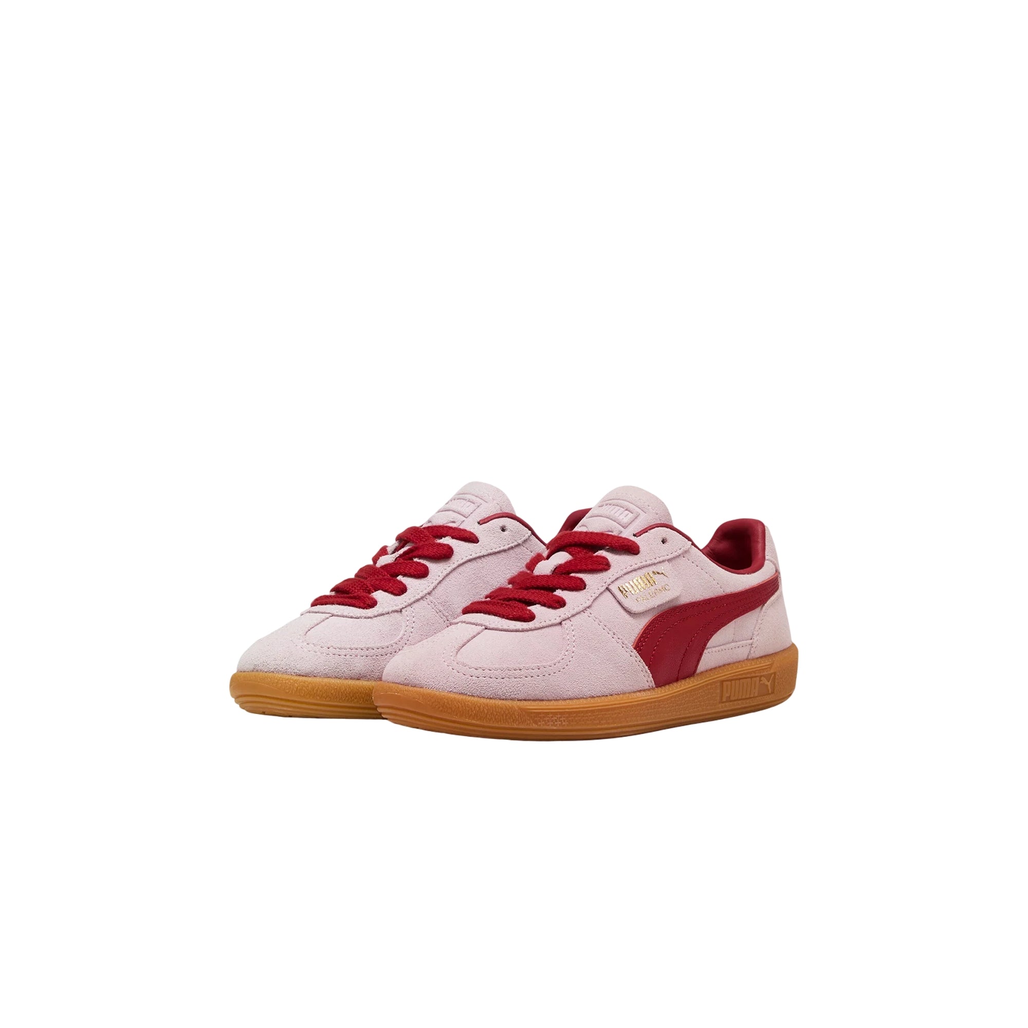 Sneakers Donna Palermo, con tomaia in suede Rosa e suola in gomma