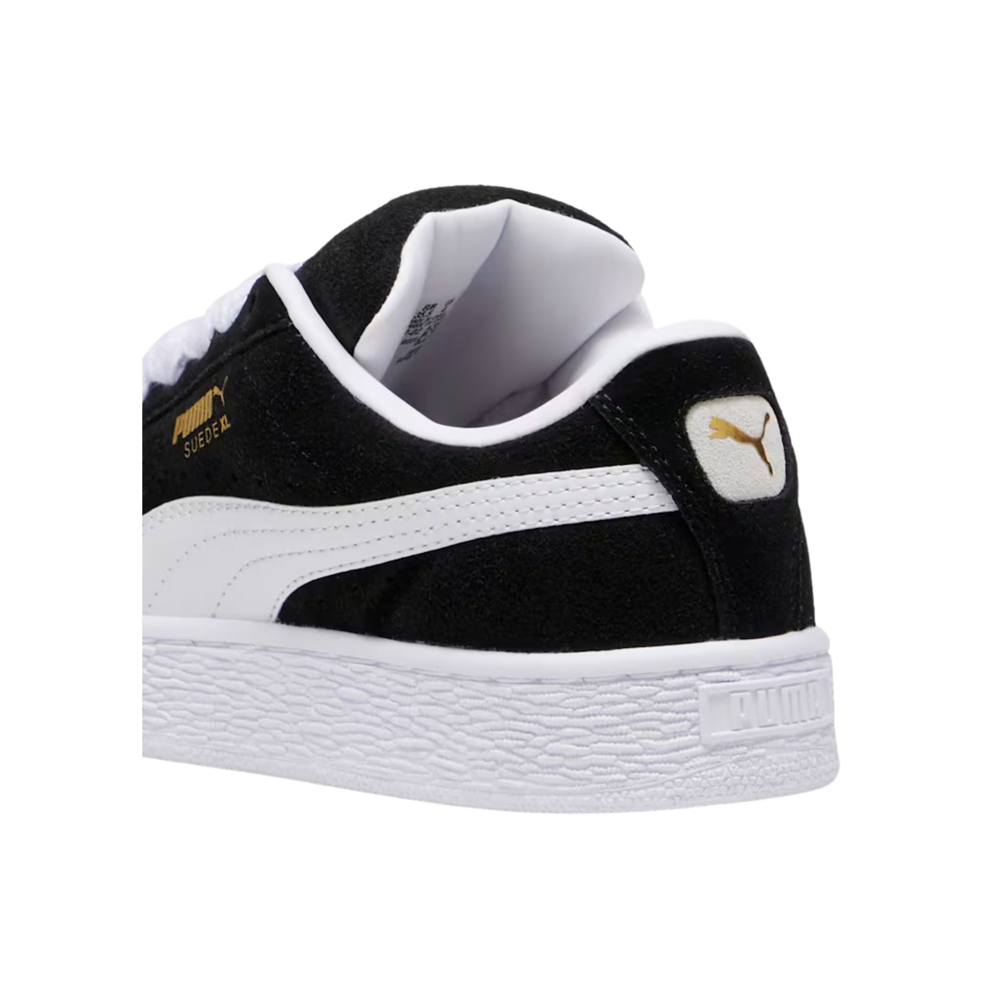 Sneakers Ragazzi Suede XL, con tomaia Nera scamosciata ed iconico Formstrip laterale