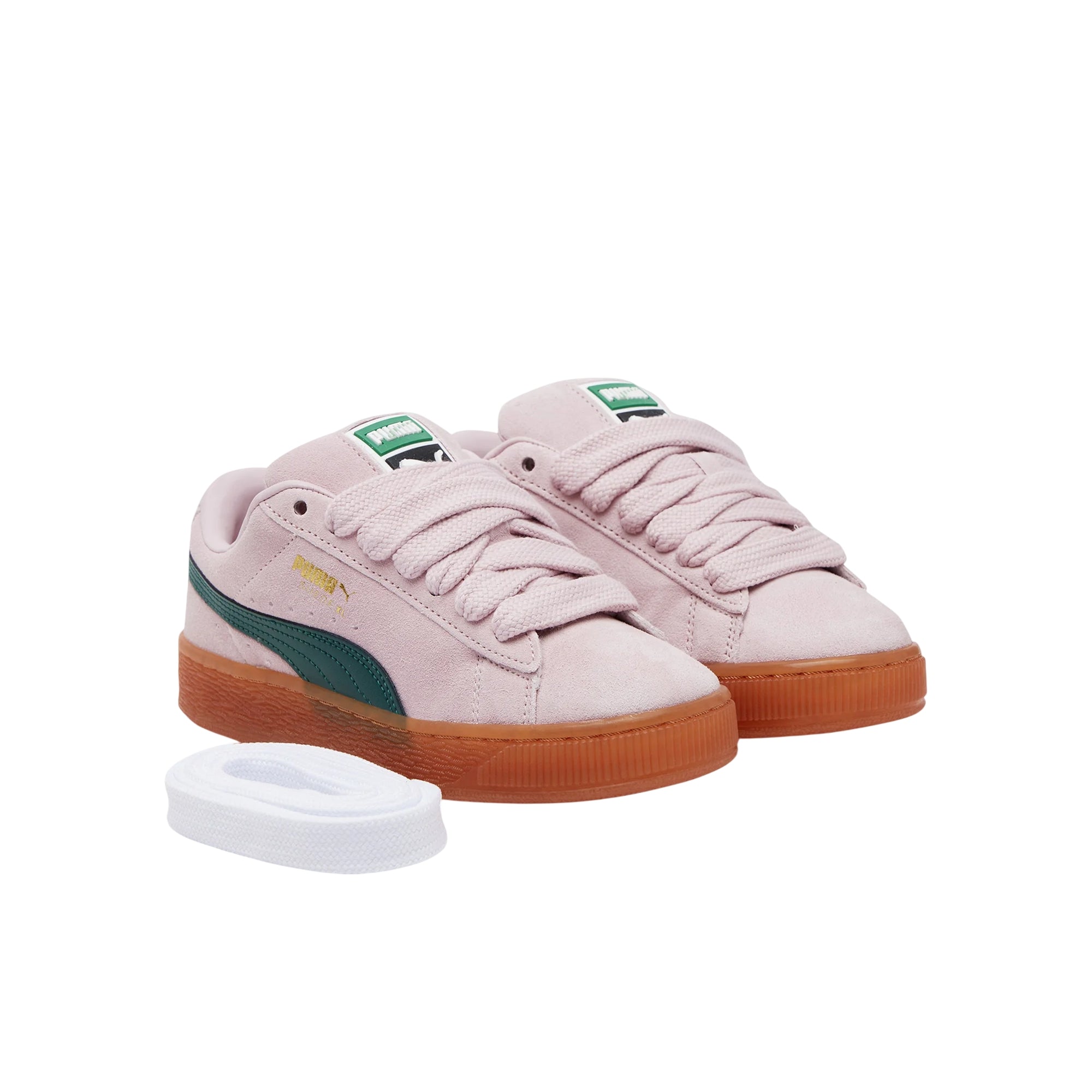 Sneakers Junior Suede XL con iconico Formstrip laterale Verde