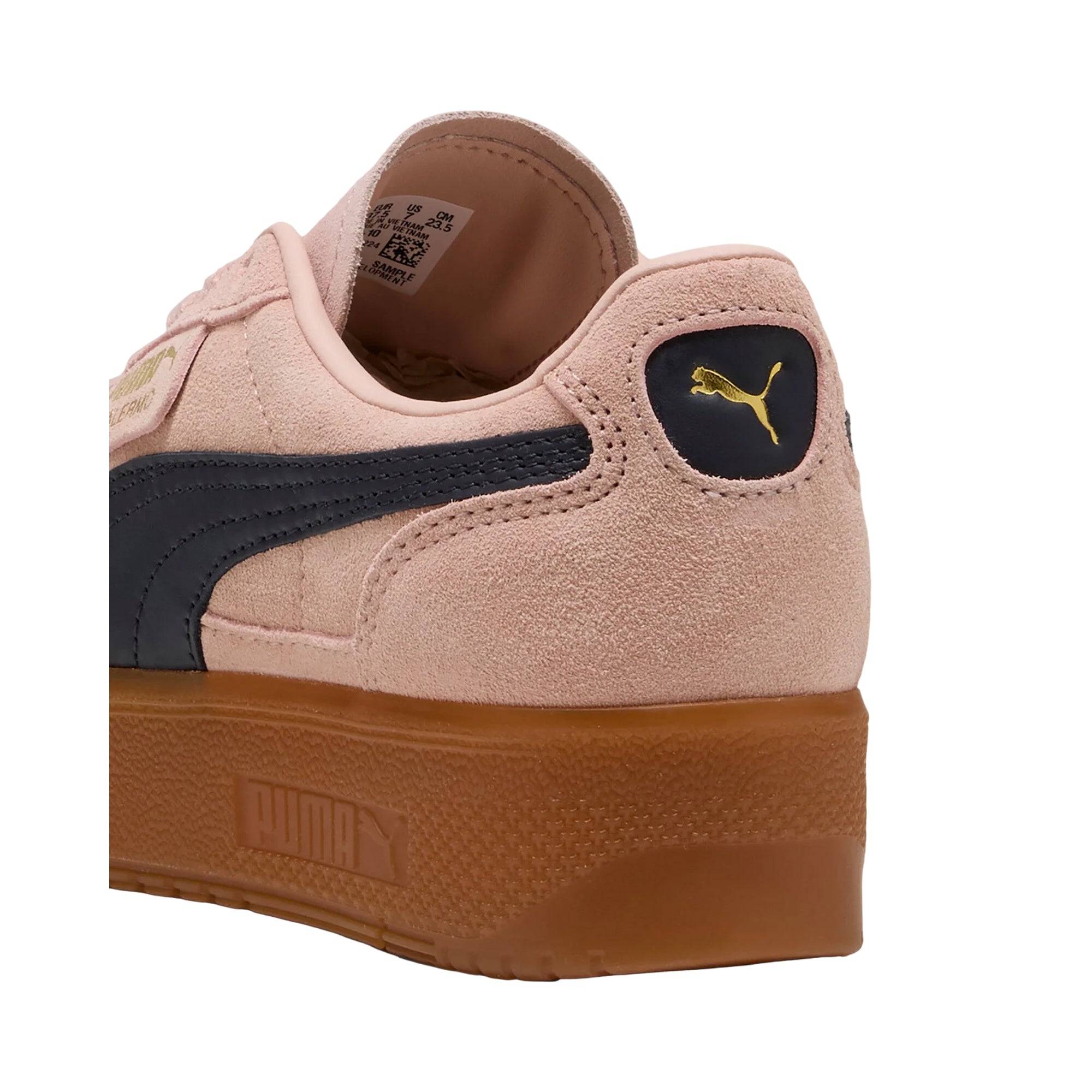 Sneakers Donna Palermo Elevata, con tomaia scamosciata e suola platform