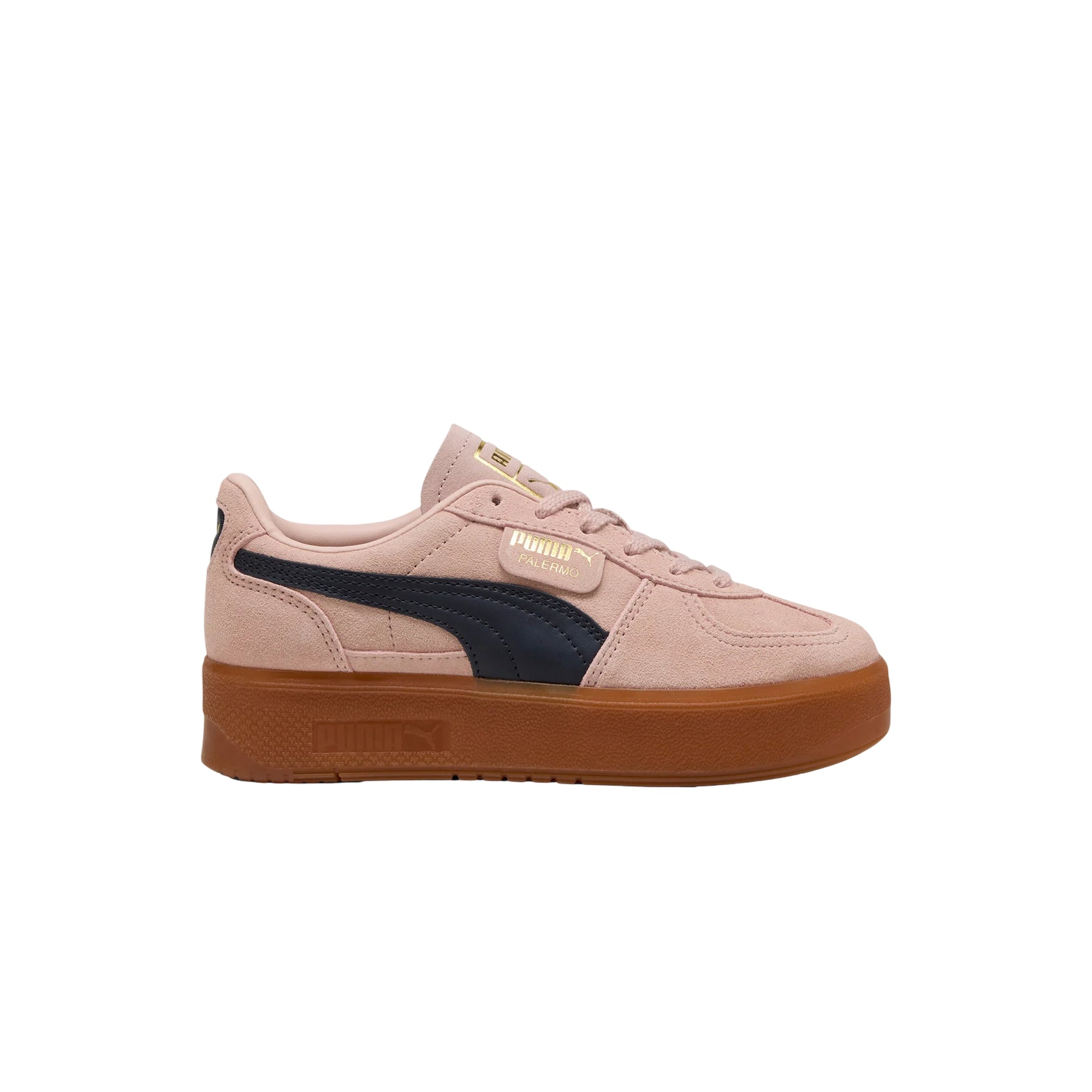 Sneakers Donna Palermo Elevata, con tomaia scamosciata e suola platform
