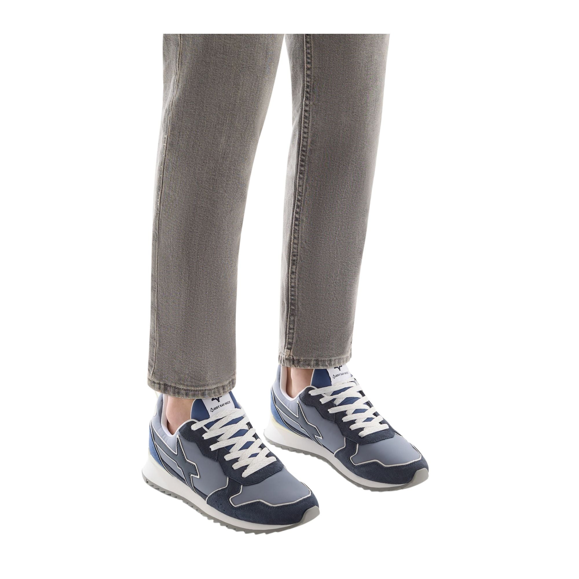 Sneakers Uomo Jet M in tessuto tecnico e suede Blu