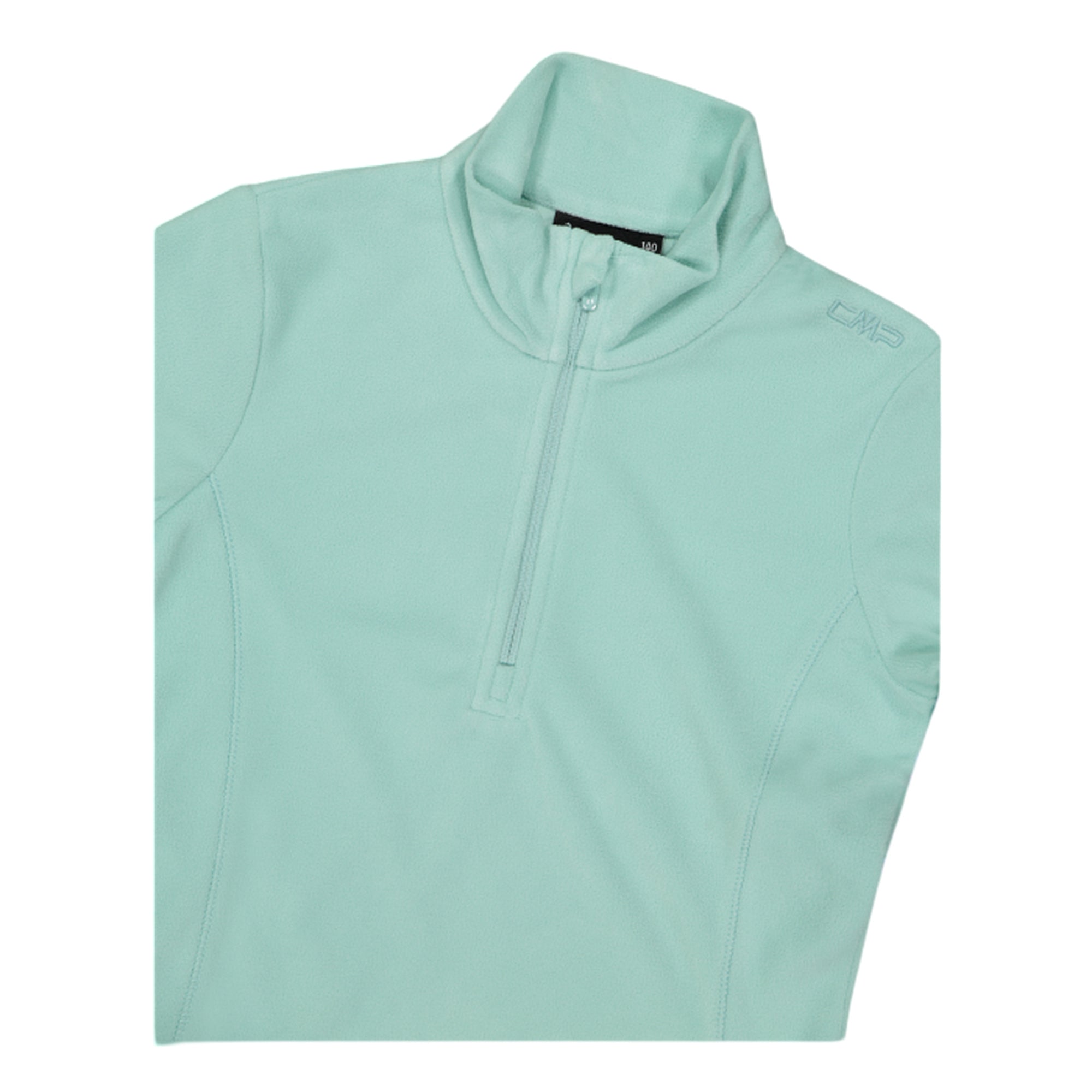 Pile Junior Verde Acqua, con mezza zip, Arctic Fleece leggero ed isolante