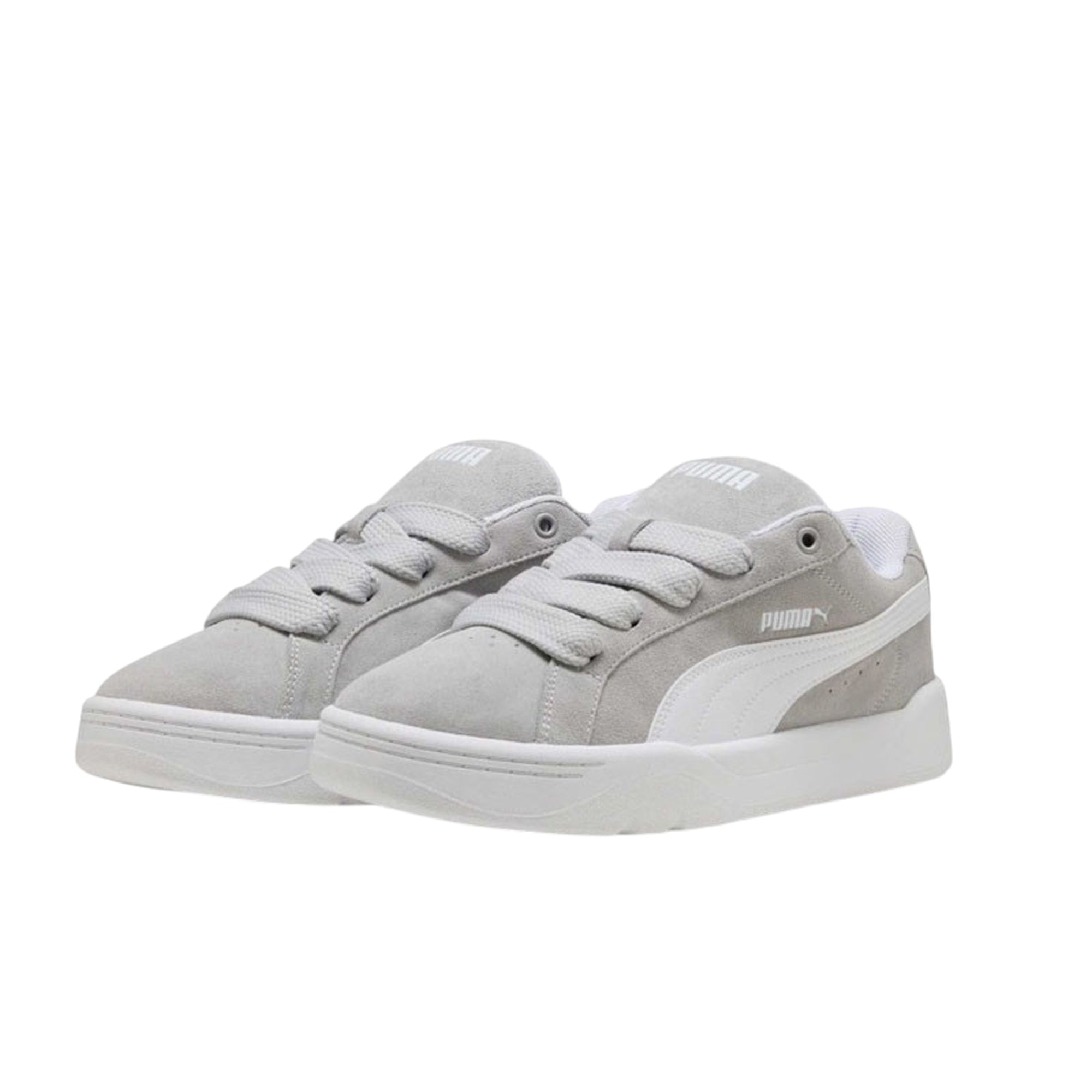 Sneakers Donna Park Lifestyle Grigie, con tomaia in pelle scamosciata