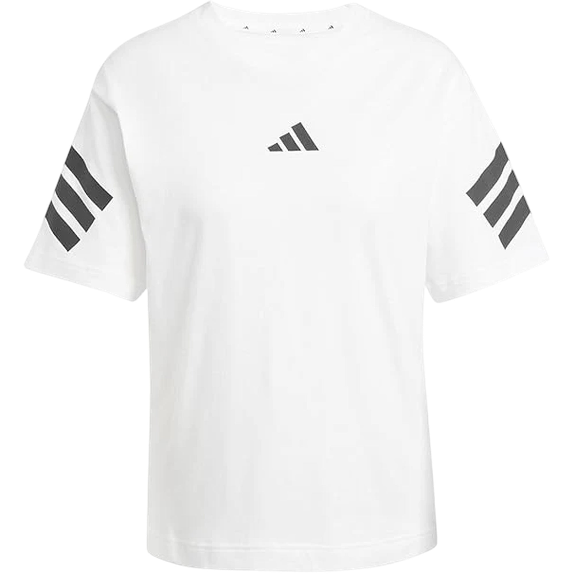 T-shirt Donna Bianca con Icons 3-Stripes e maniche corte