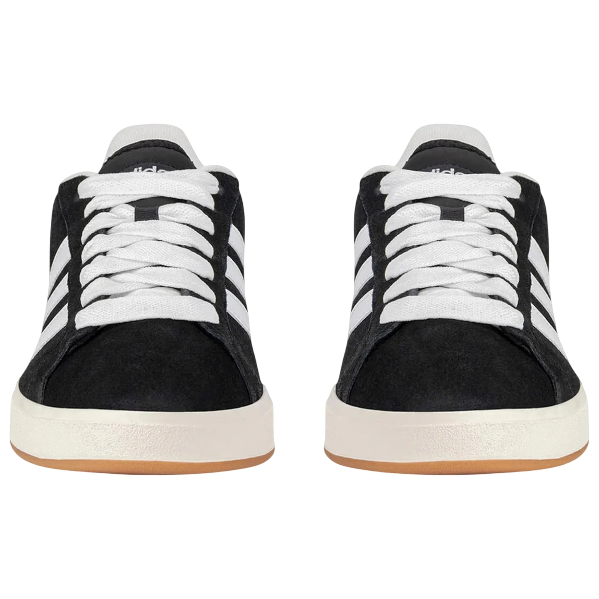 Sneakers Uomo con tomaia Nera ed con iconiche 3 stripes Bianche