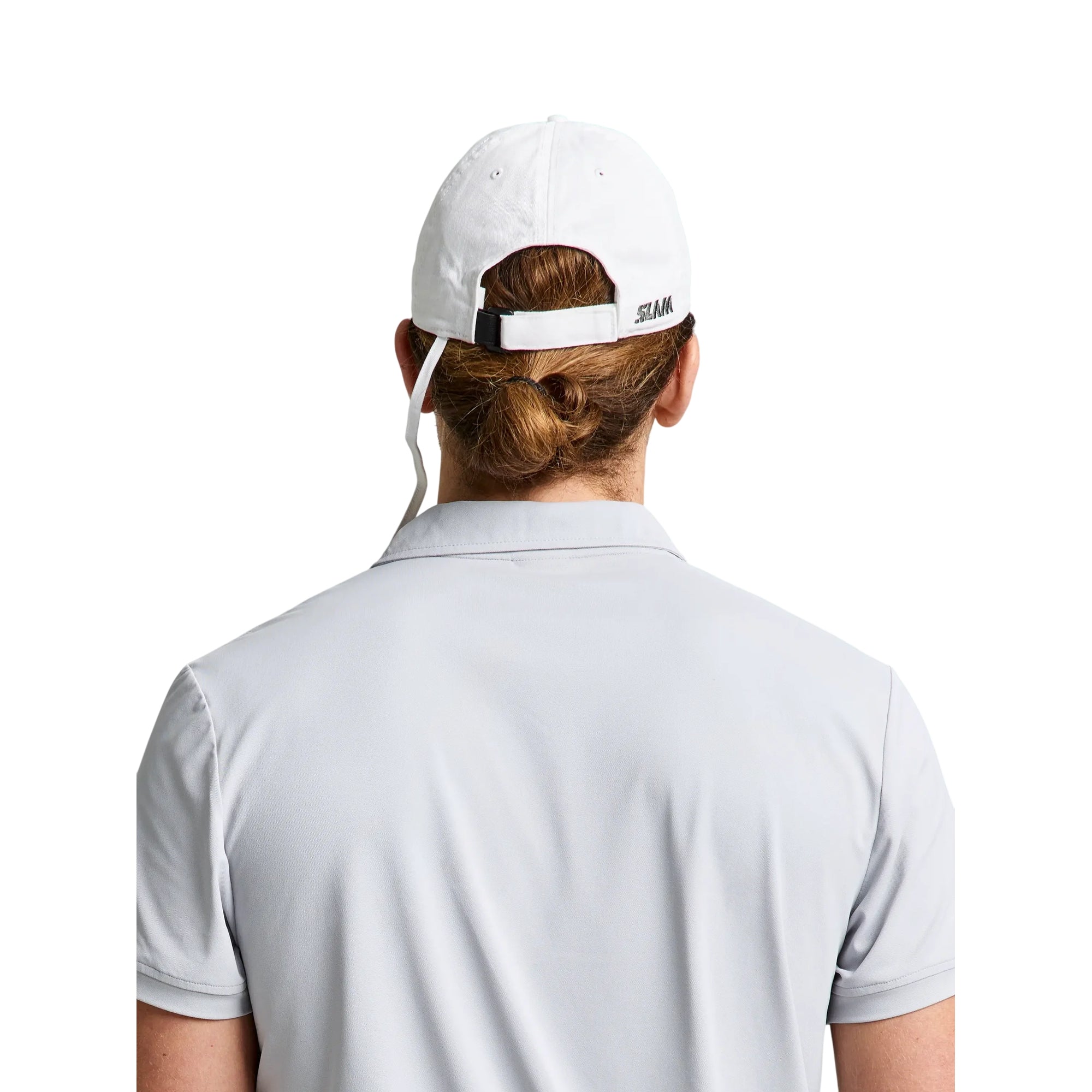 Cappello Uomo Bianco, in twill di cotone, con cordin