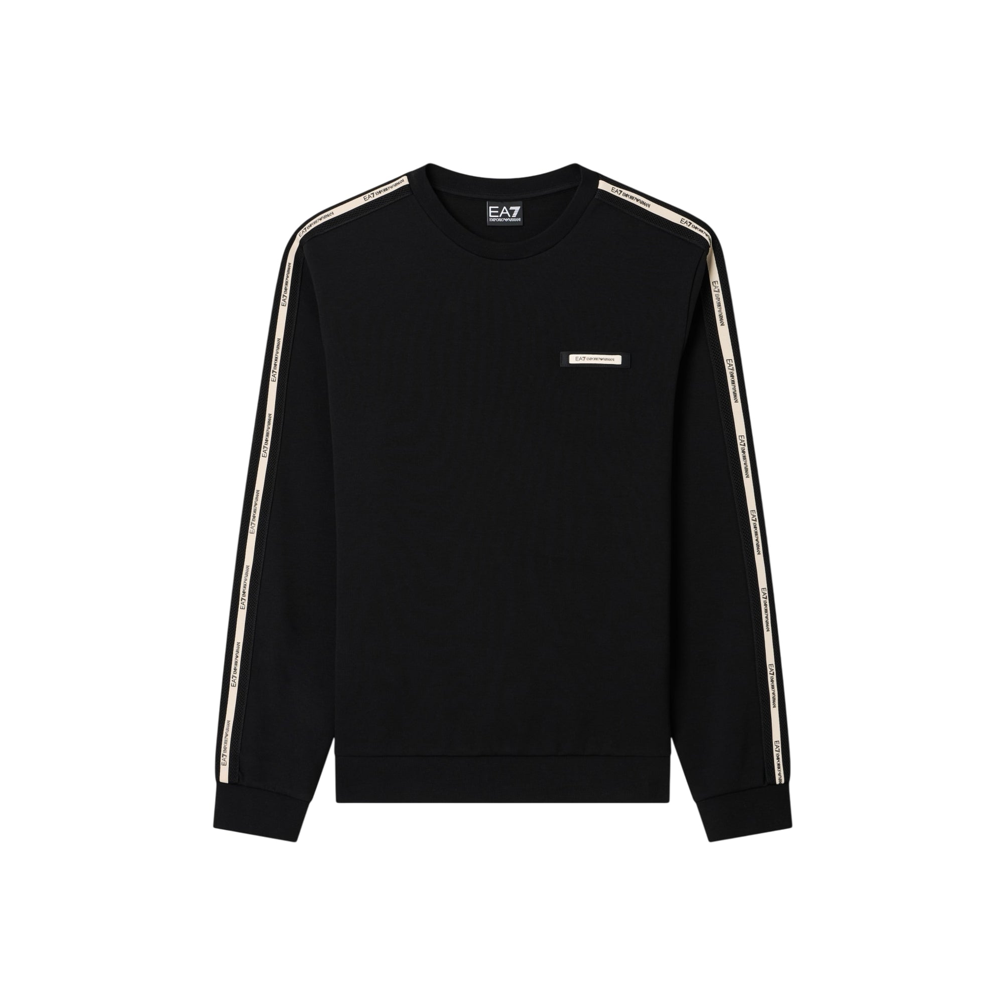 Felpa Uomo regular, con dettaglio logo tape sulle spalle