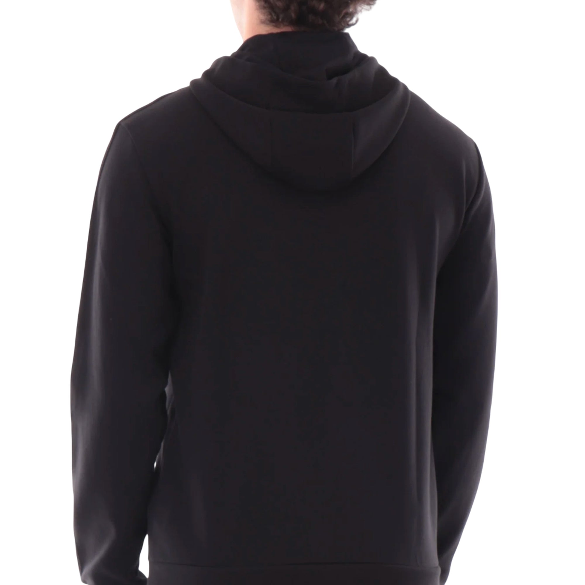 Felpa Uomo full zip, con dettaglio logo sulle spalle