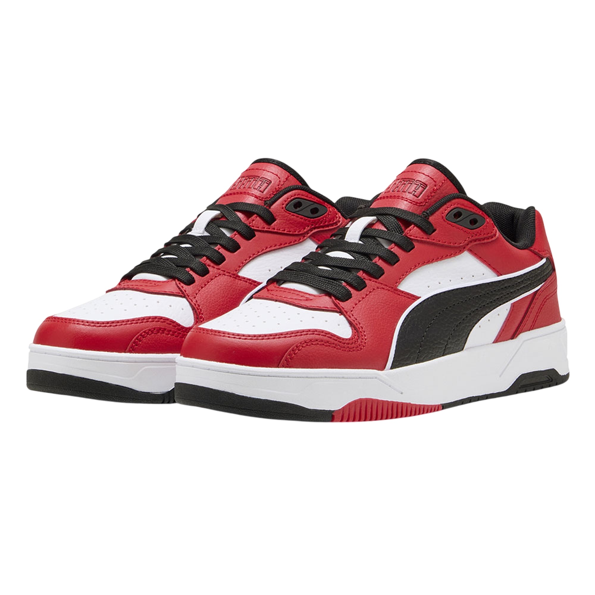 Sneakers Uomo RBD Break Low 40 Rossa/Nera/Bianca, con punta tonda traforata