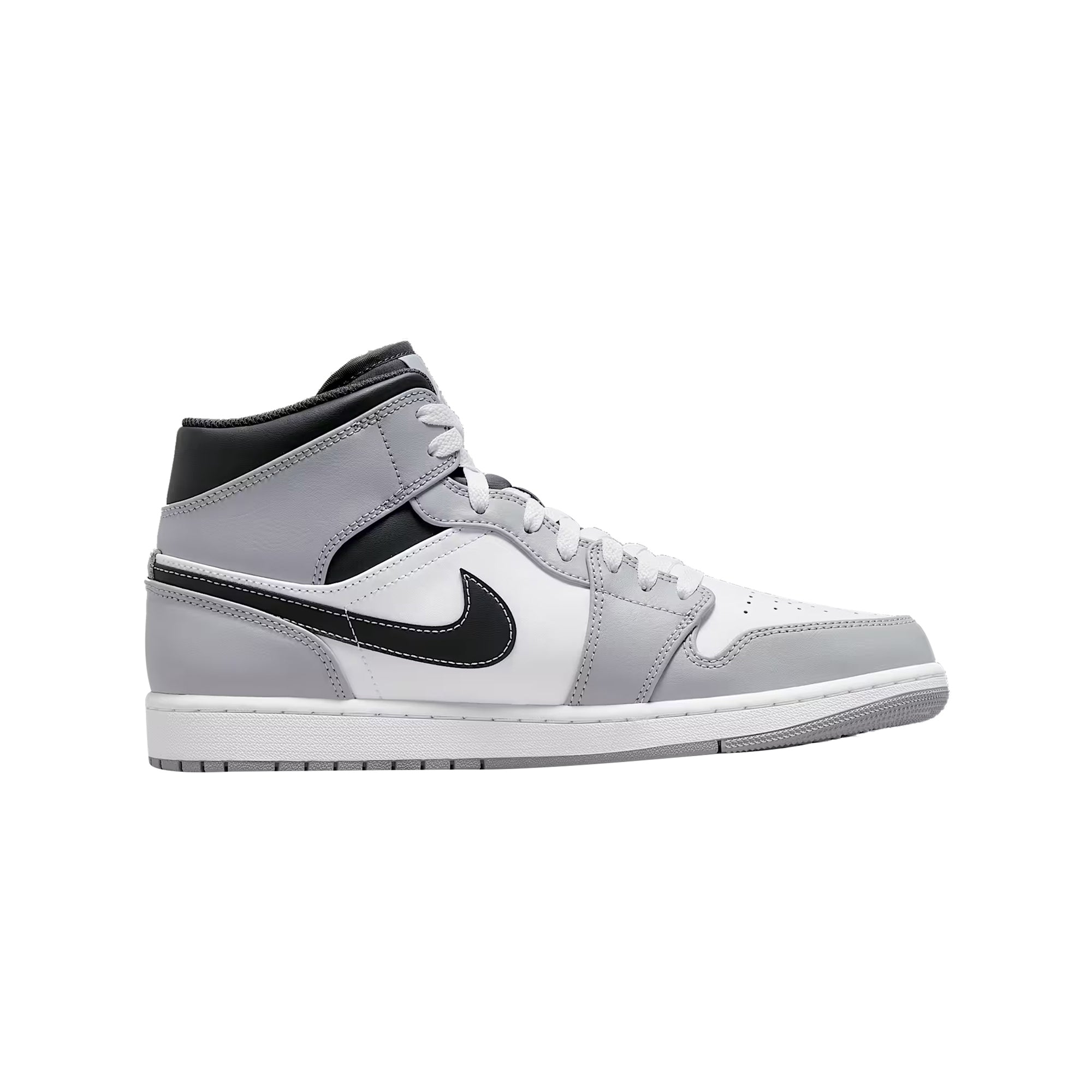 Sneakers Uomo Air Jordan 1 Mid, in pelle con logo a contrasto