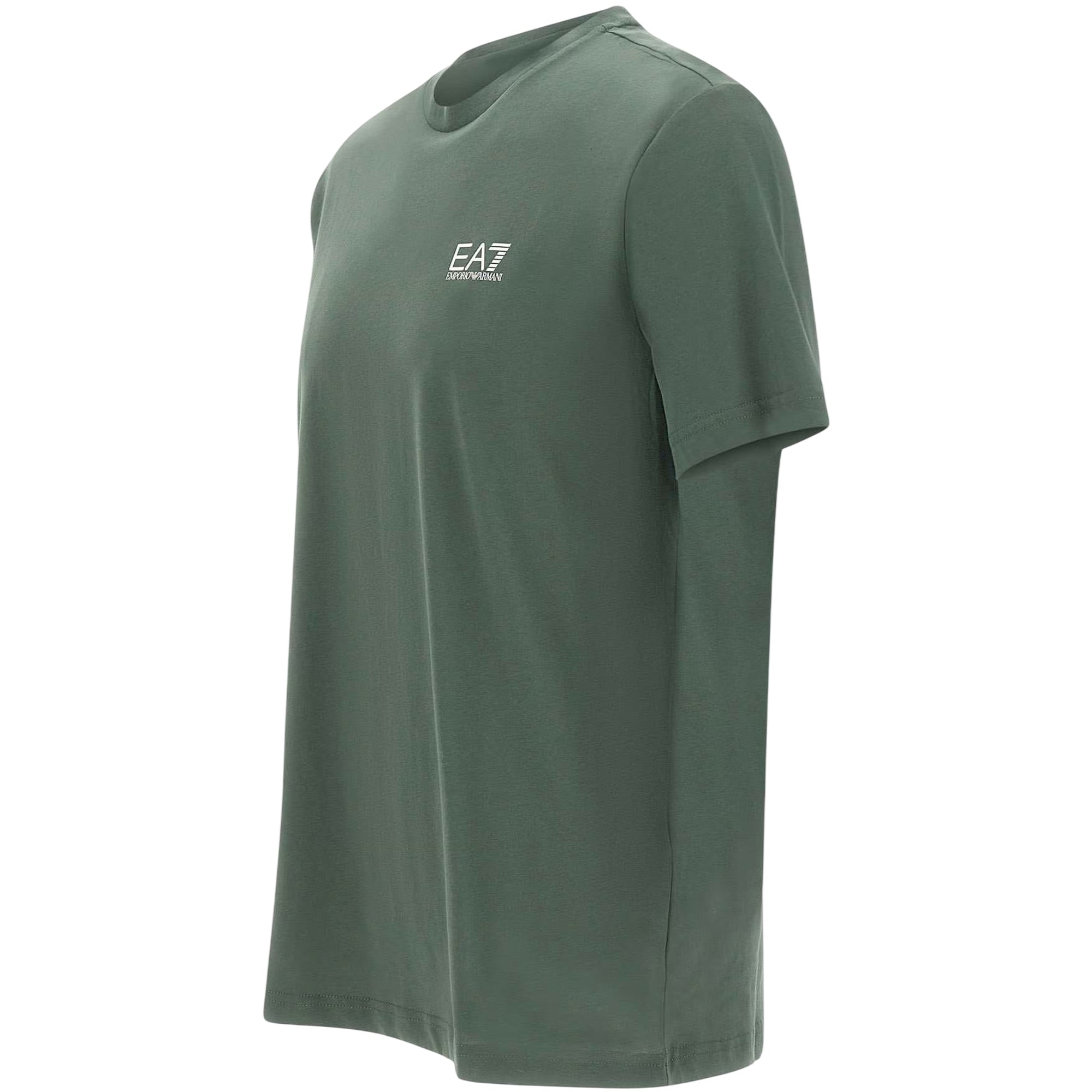 T-shirt Uomo in jersey, Verde, con stampa logo series