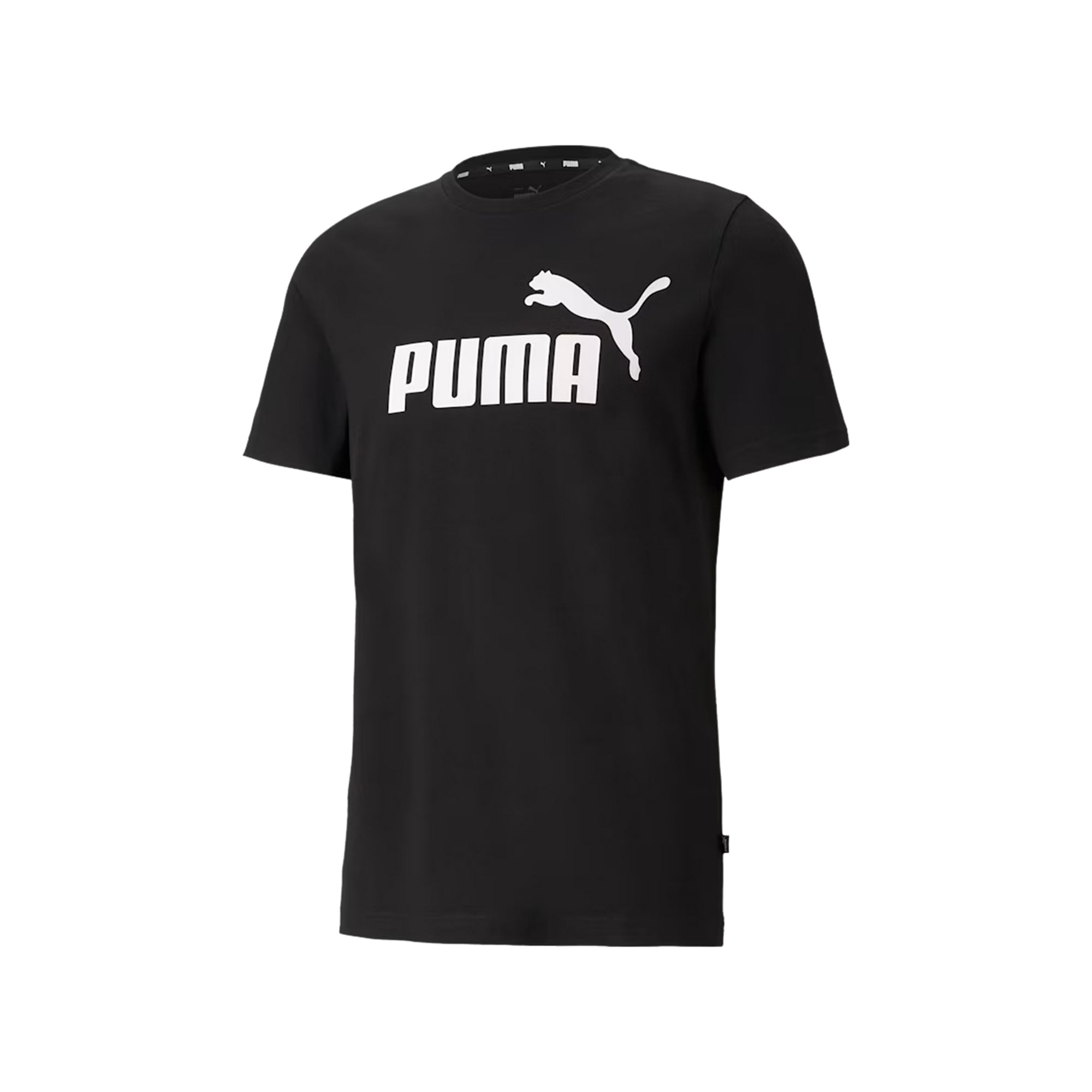 PUMA T Shirt Uomo Essentials con Logo Nero