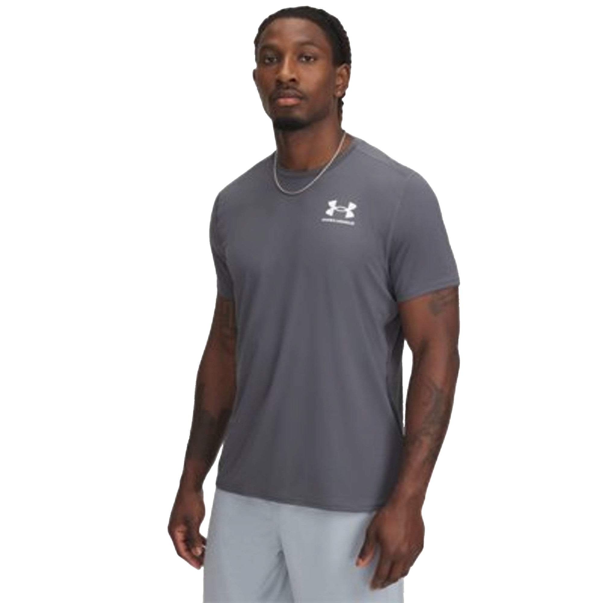 T-shirt traspirante Uomo HeatGear Fitted modello frontale