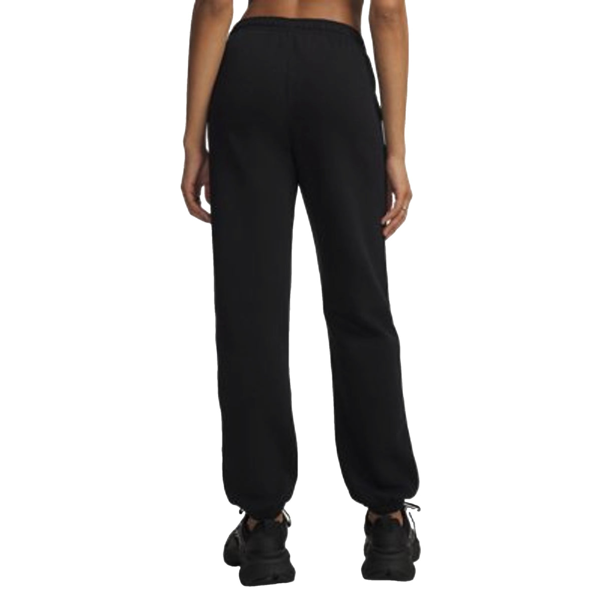 Pantalone sportivo Donna UA Rival Fleece, nero, retro