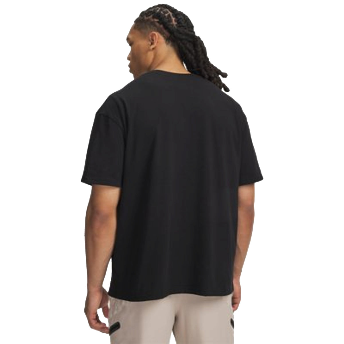 T-shirt Uomo Heavyweight Metal Logo Nero modello retro