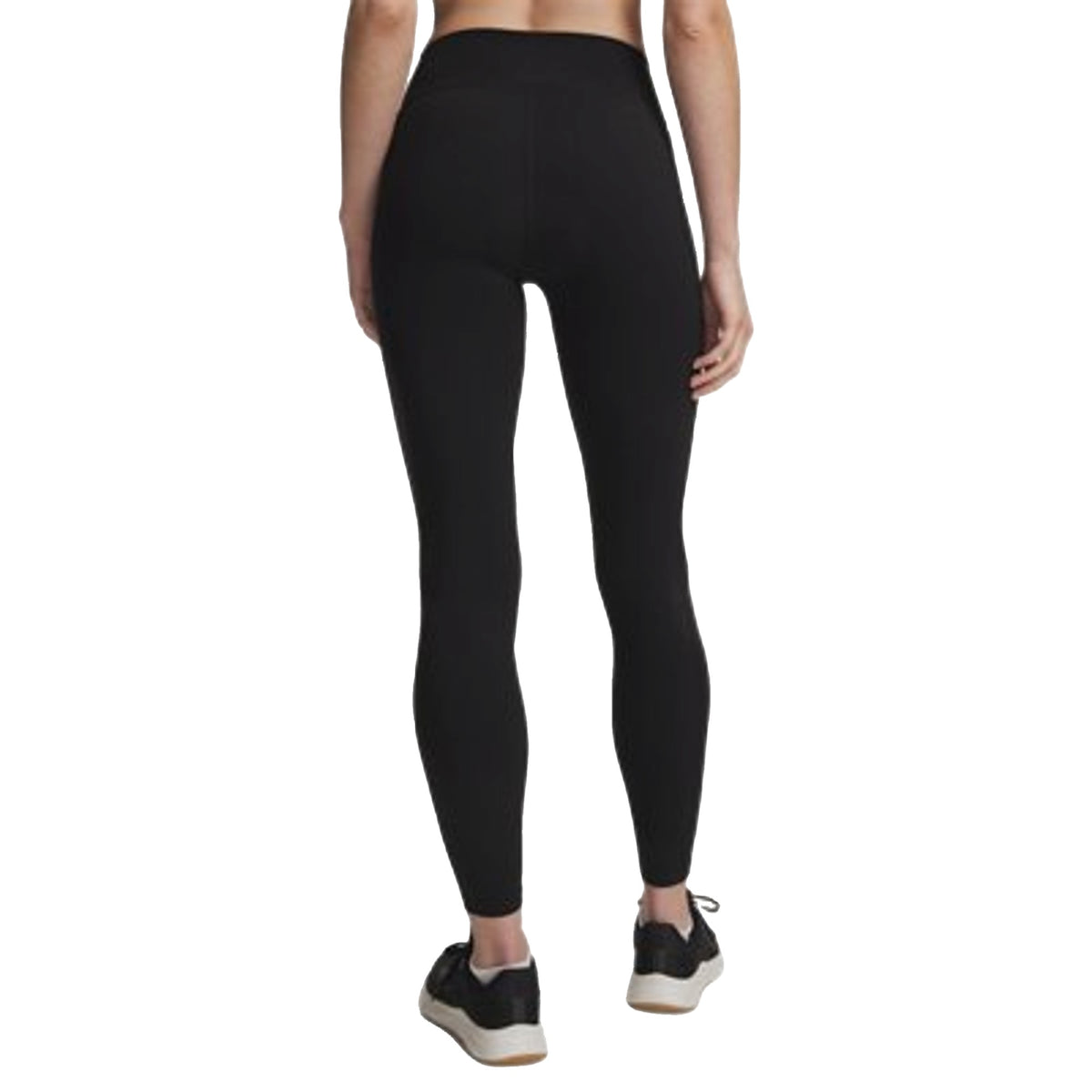 Leggings Ankle Donna Nero modella retro