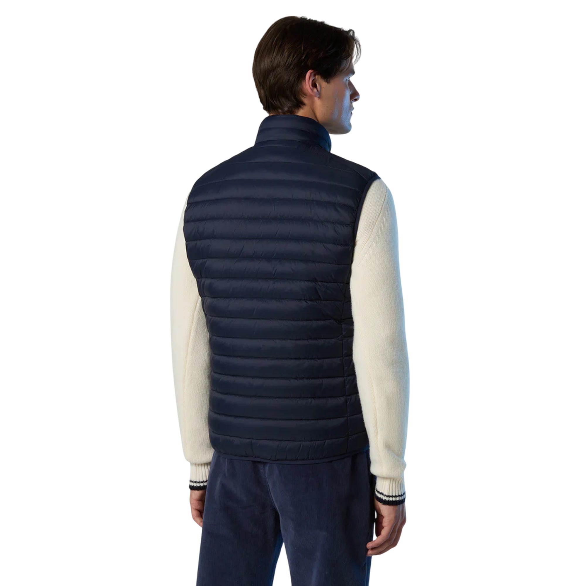 Gilet ultraleggero Uomo Zephyr Blu navy modello retro
