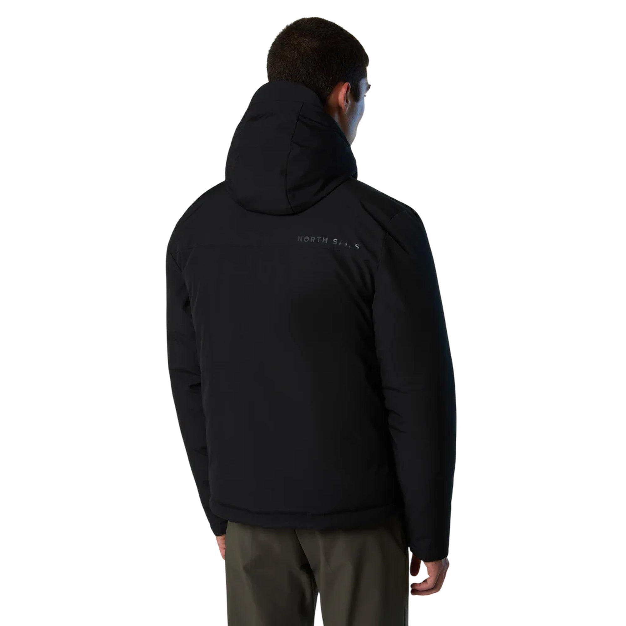 Giacca Hobart Uomo in softshell Nero modello retro