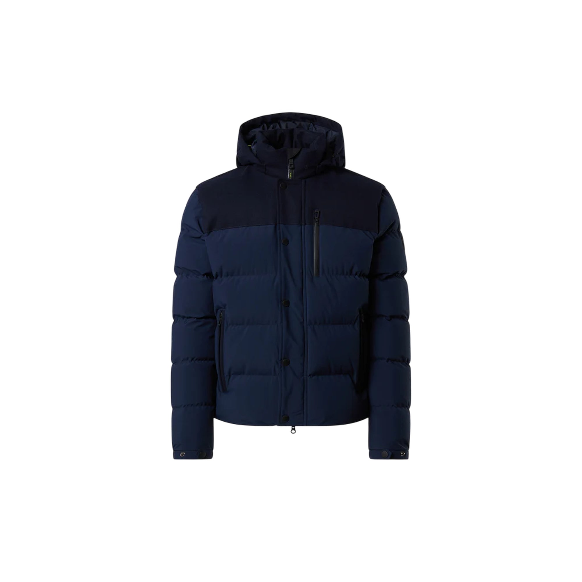 Giubbino Uomo Gamma con cappuccio blu e nero