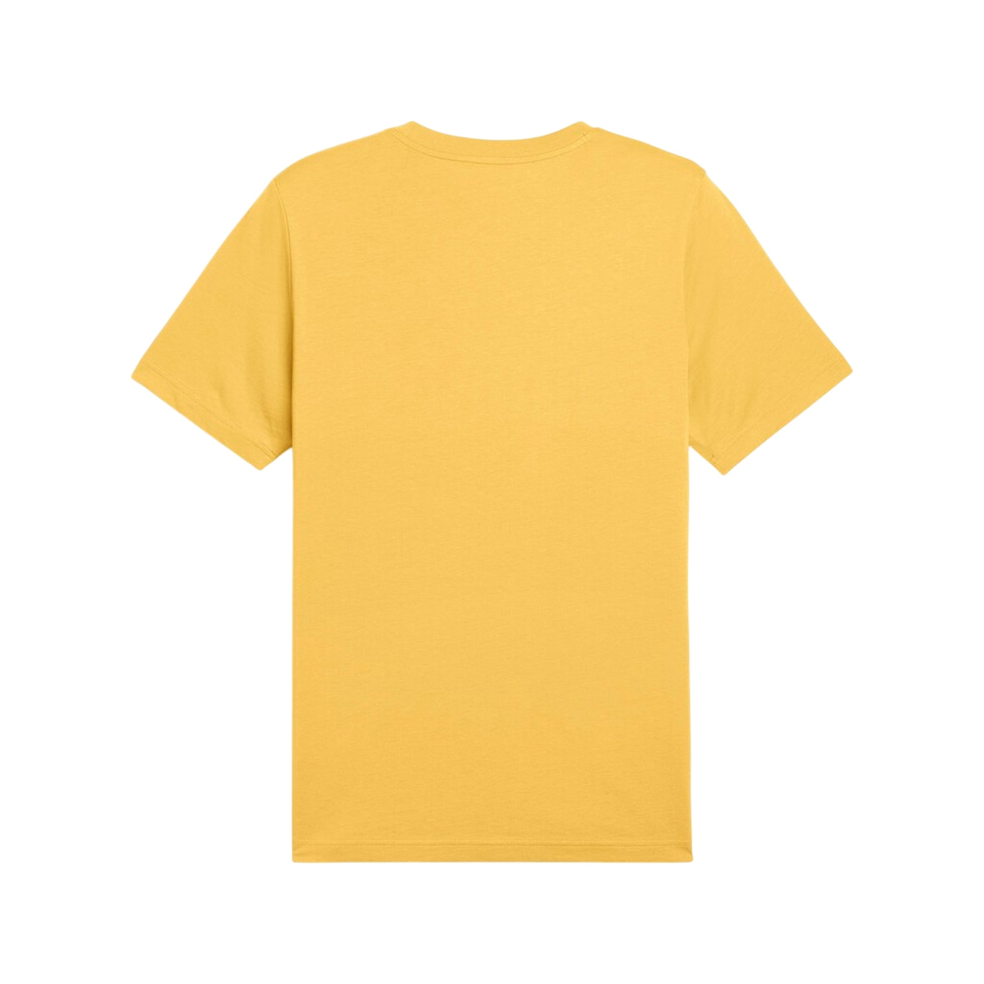 T-shirt Uomo Gialla, a girocollo, con stampa logo frontale