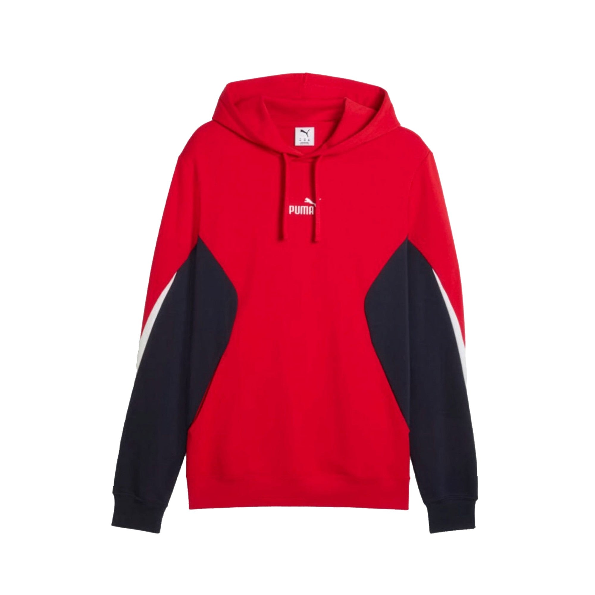 Felpa Uomo Essentials Block Rosso