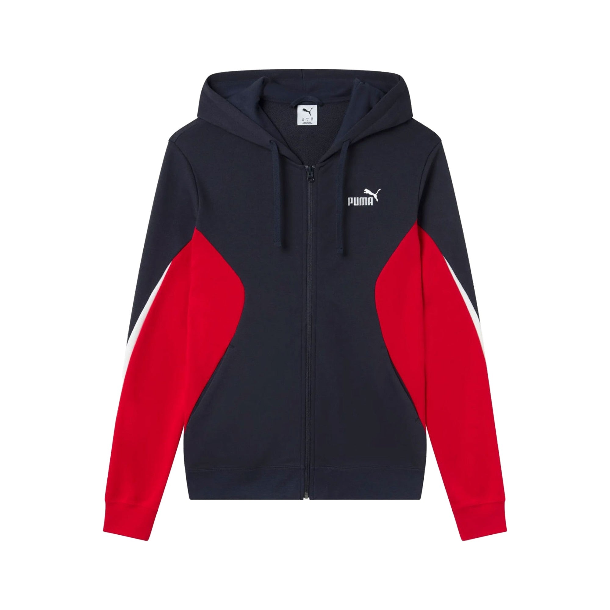 Felpa Uomo Essentials Block con zip
