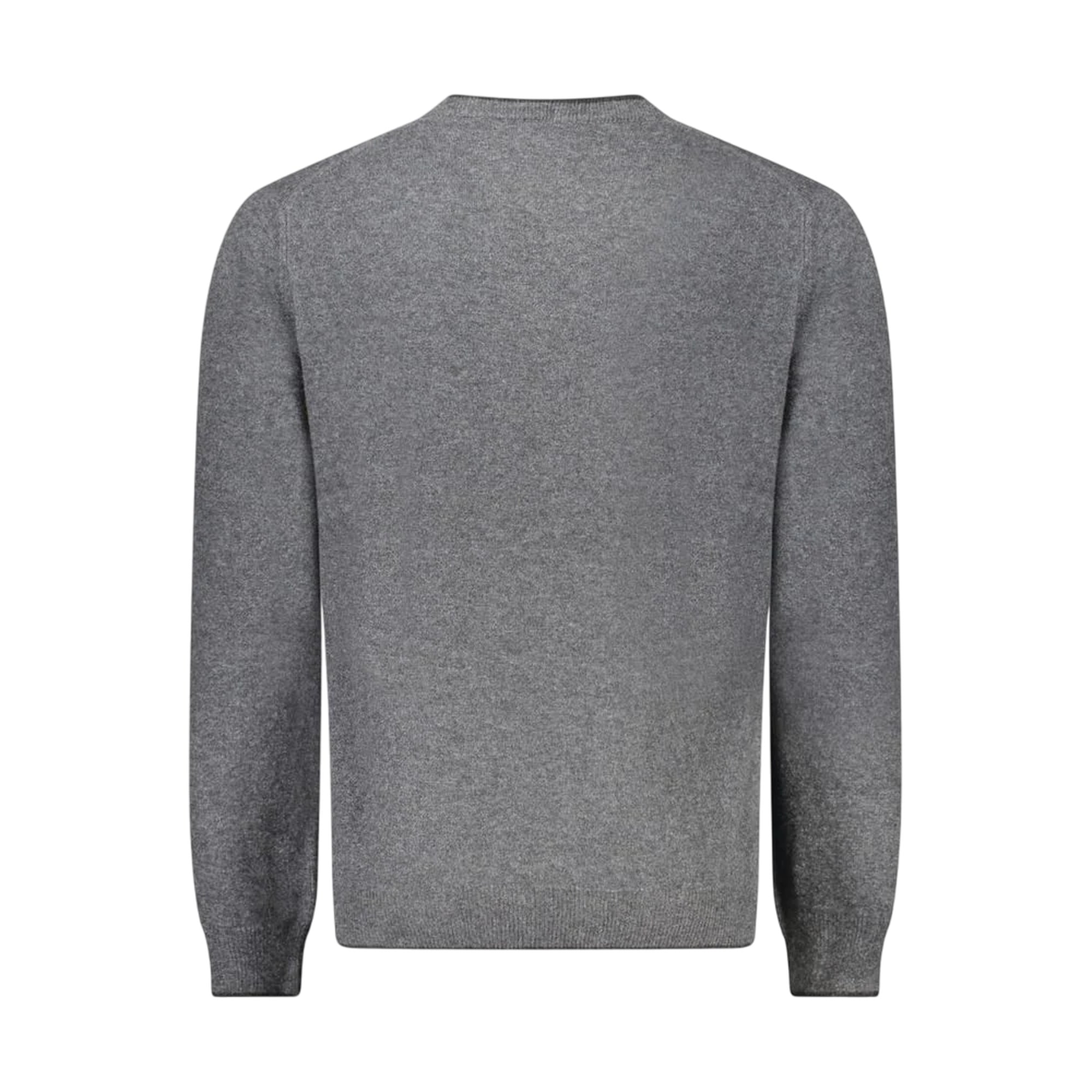Maglia Uomo in misto cashmere, con micro logo ricamato sul petto