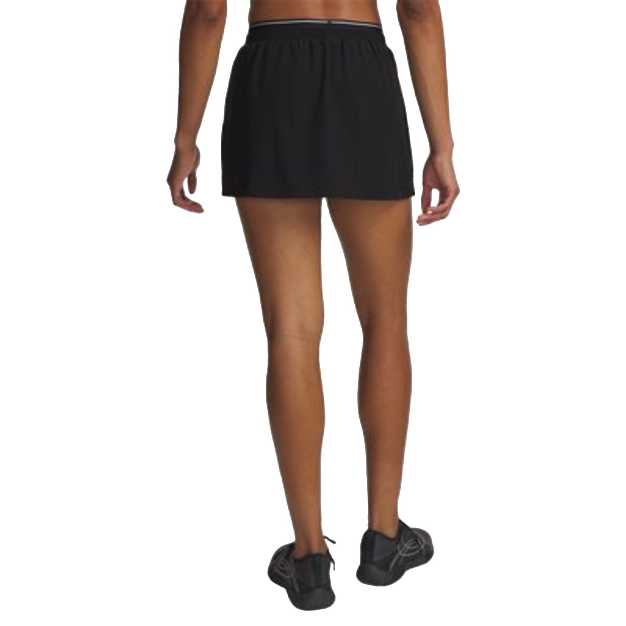 Gonna Donna con shorts integrati Nero retro