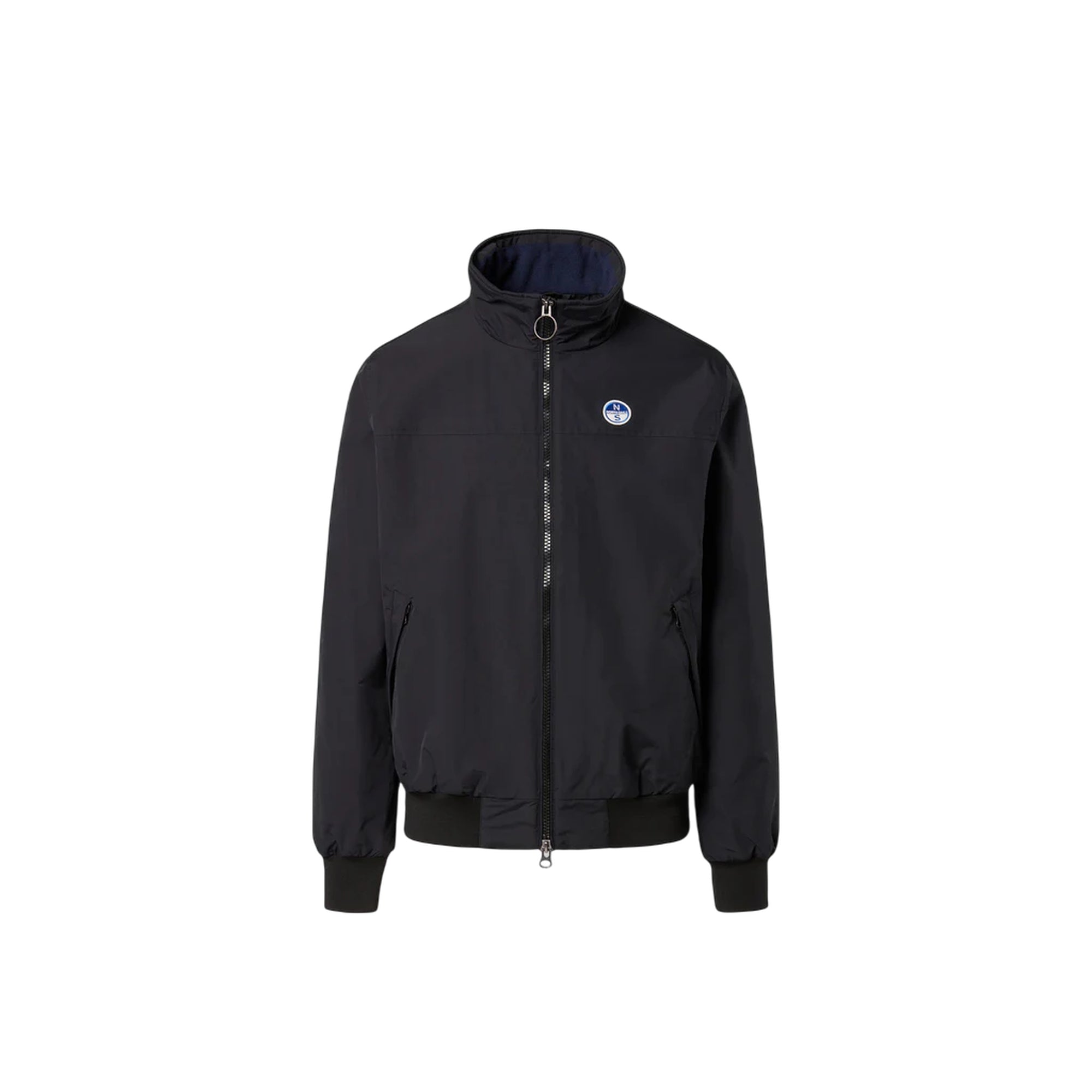 Giacca Uomo Sailor in nylon nero