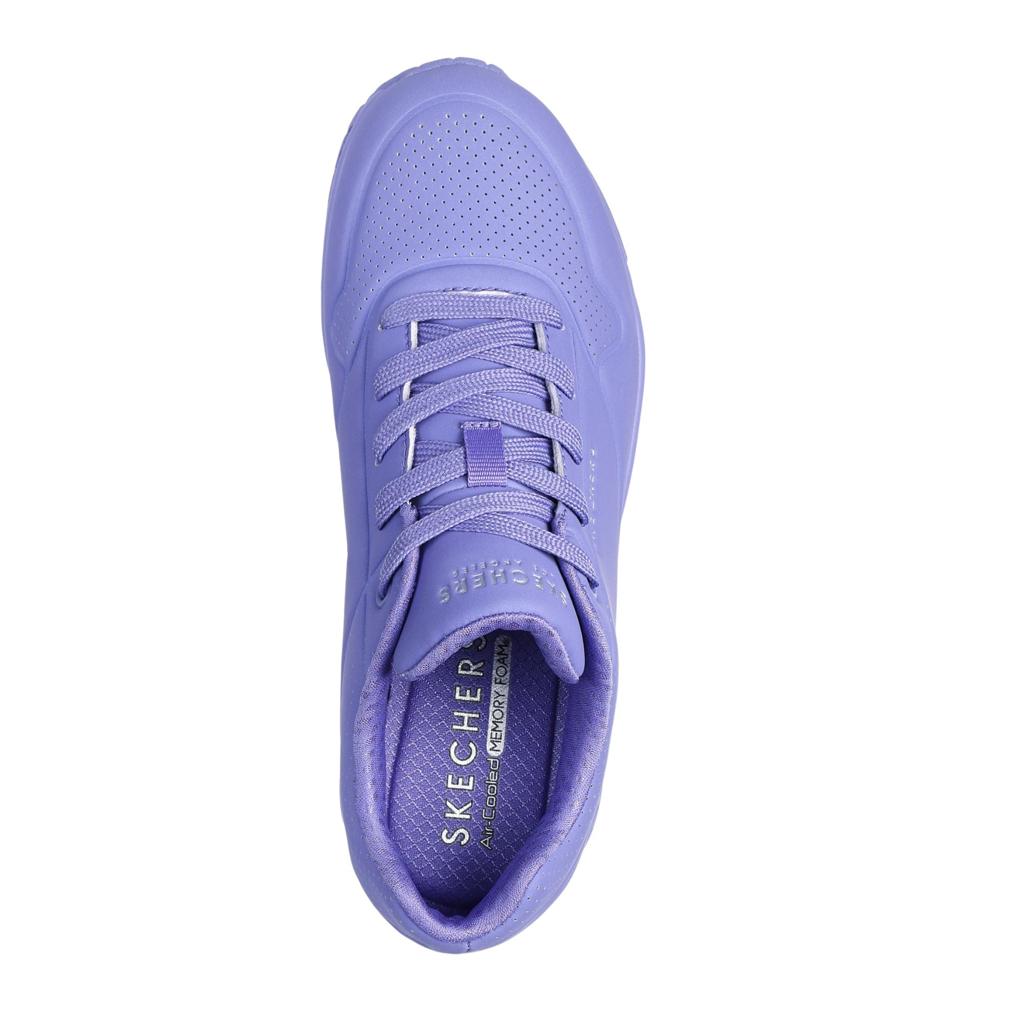 SKECHERS Sneakers Donna UNO tinta unita lilla