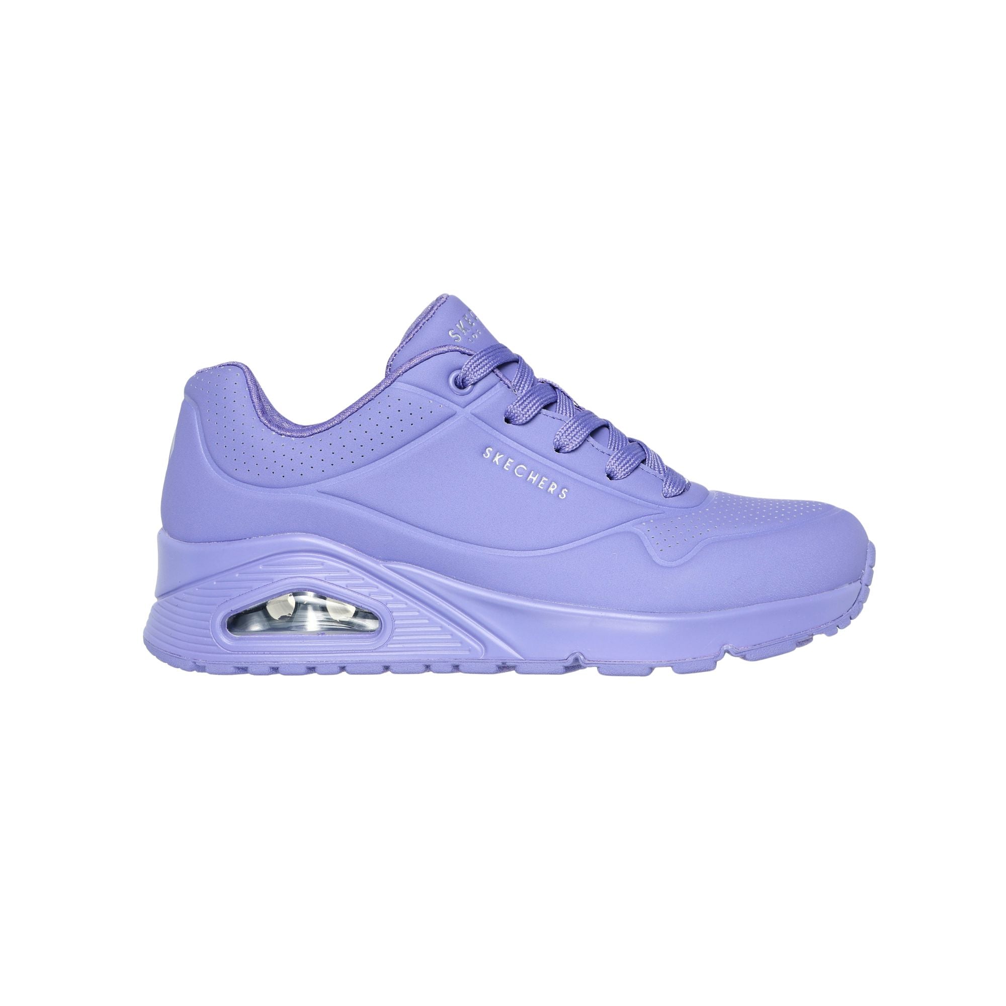 SKECHERS Sneakers Donna UNO tinta unita lilla