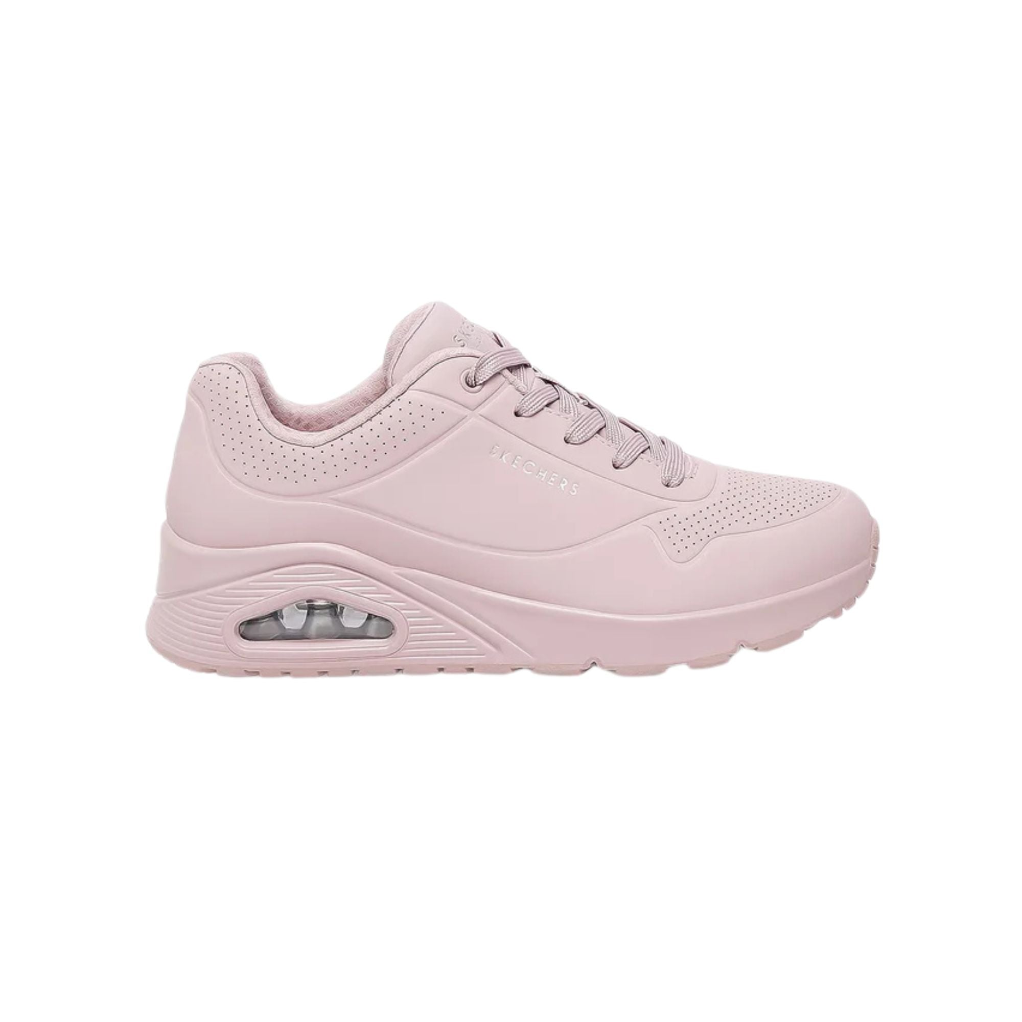SKECHERS Sneakers Donna UNO tinta unita rosa