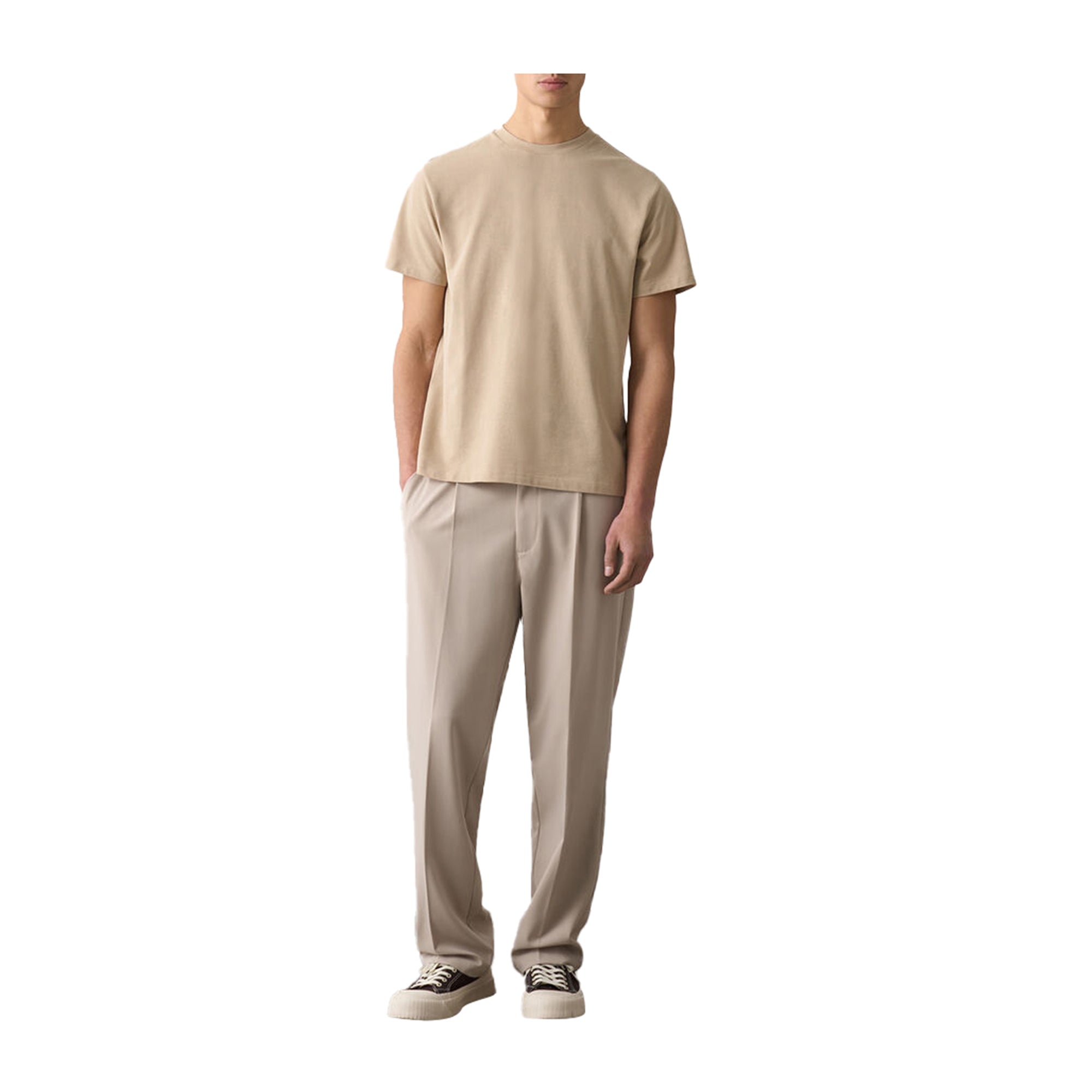 Colmar T-shirt in piqué di cotone Beige