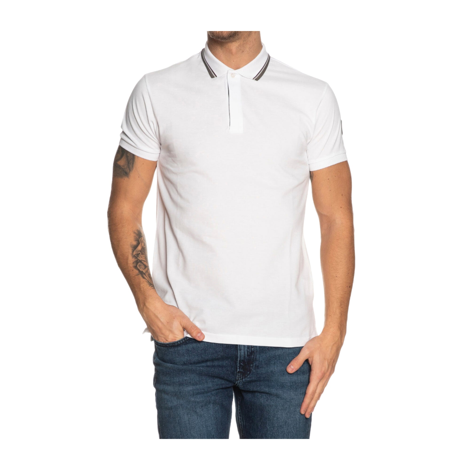 Colmar Polo Uomo basic piquet Bianco