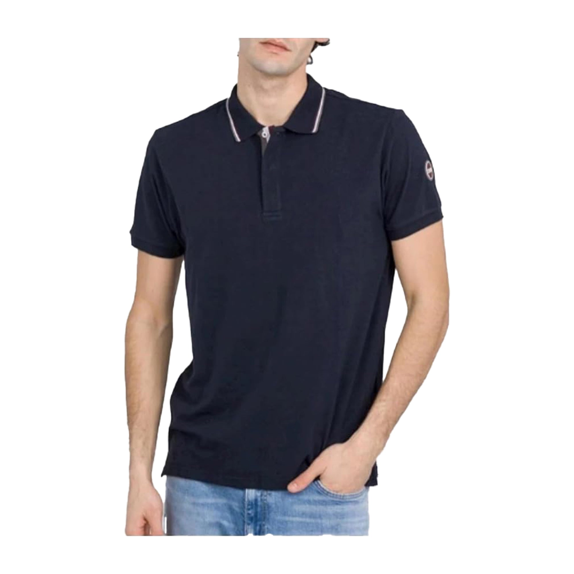 Colmar Polo Uomo basic piquet Blu navy