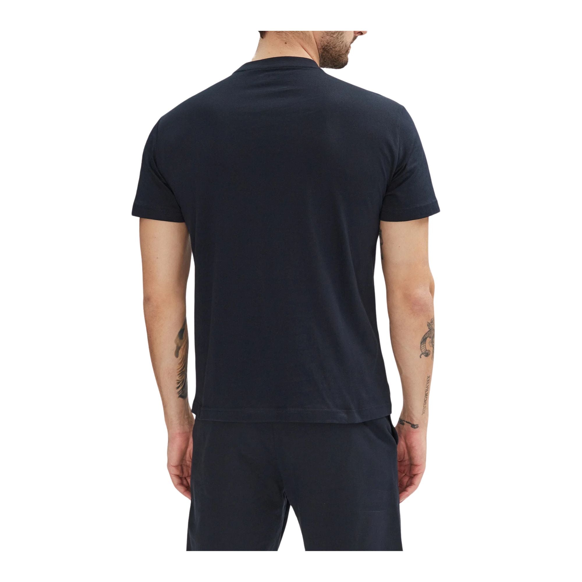 T-shirt Uomo in cotone, con maxi stampa logo in tono colore e girocollo
