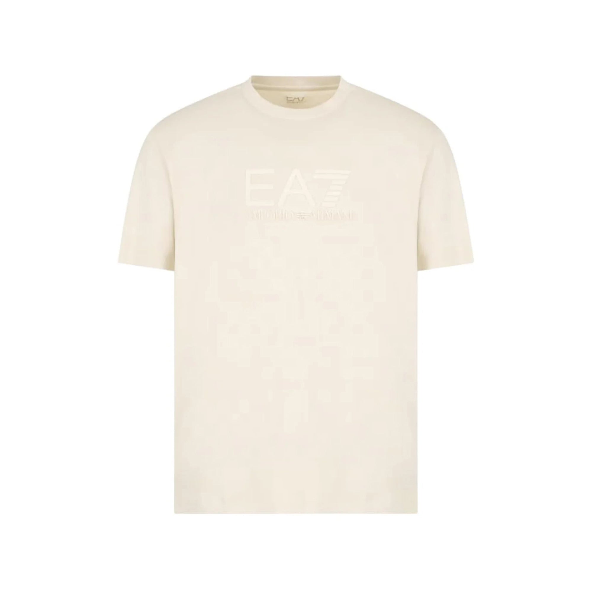 T-shirt Uomo con maxi stampa frontale in tono colore e scollatura girocollo