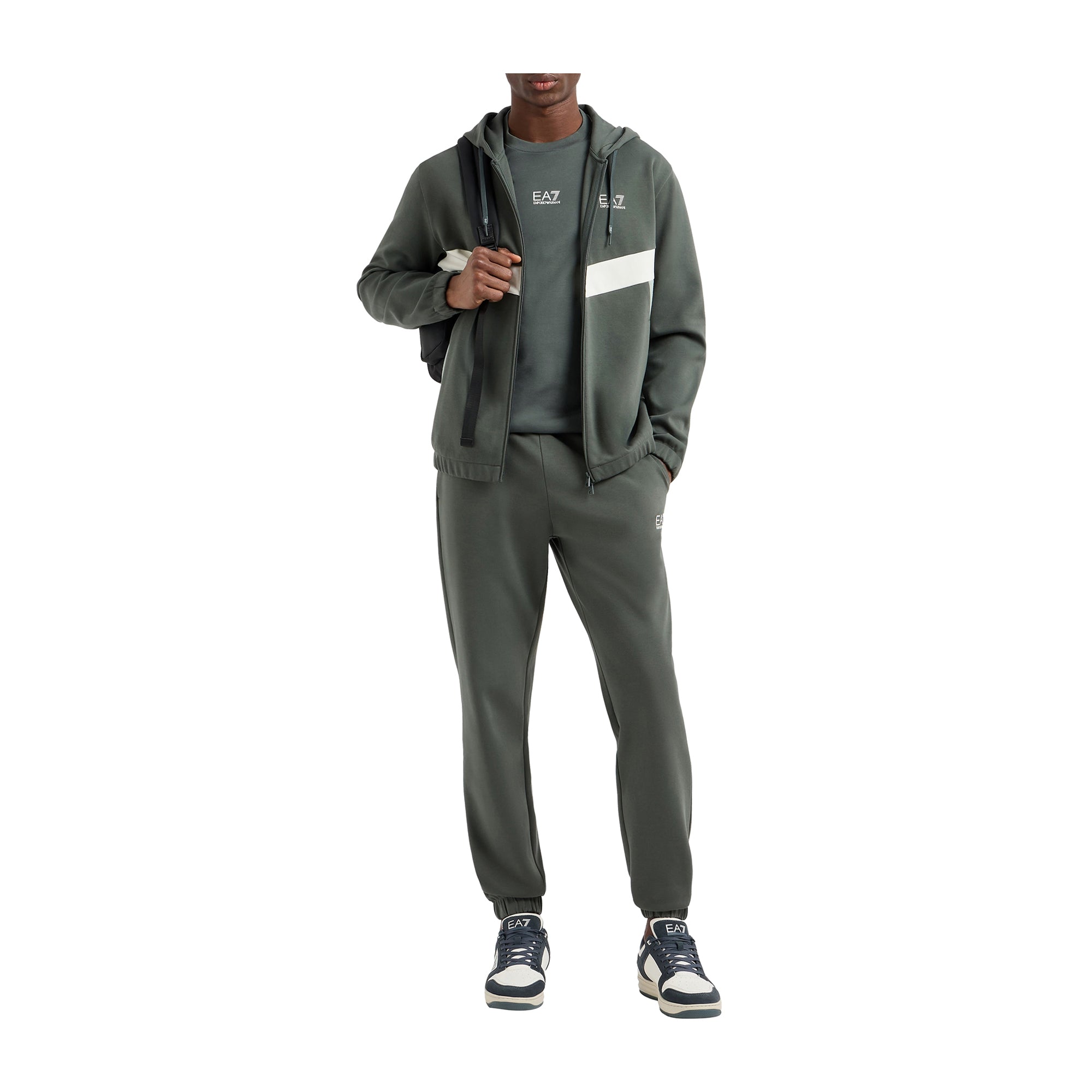 Tuta Uomo linea Color Block Grigia